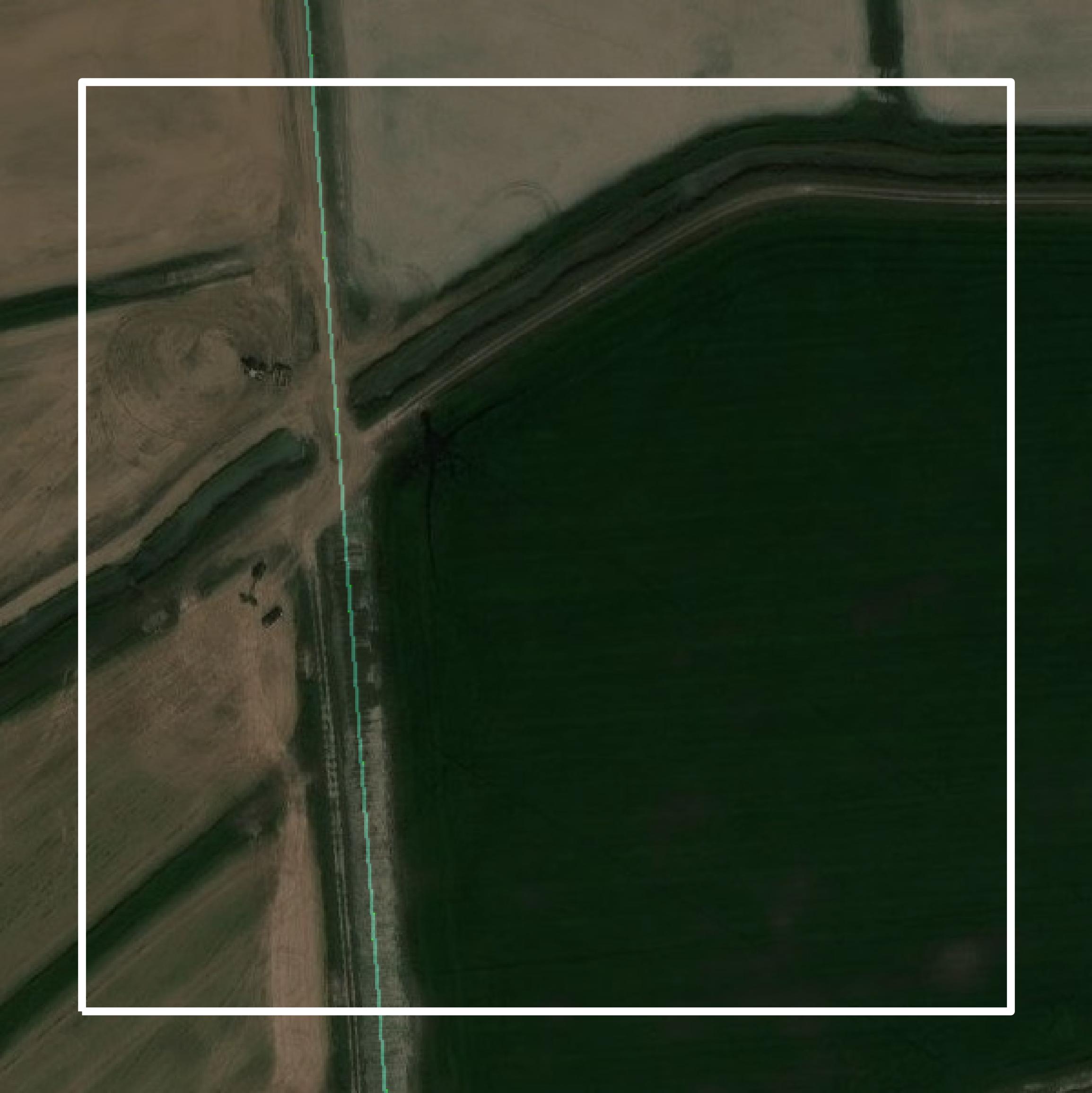 This image shows parcel and building data in Acadia Parish created using GIS data in Equator.