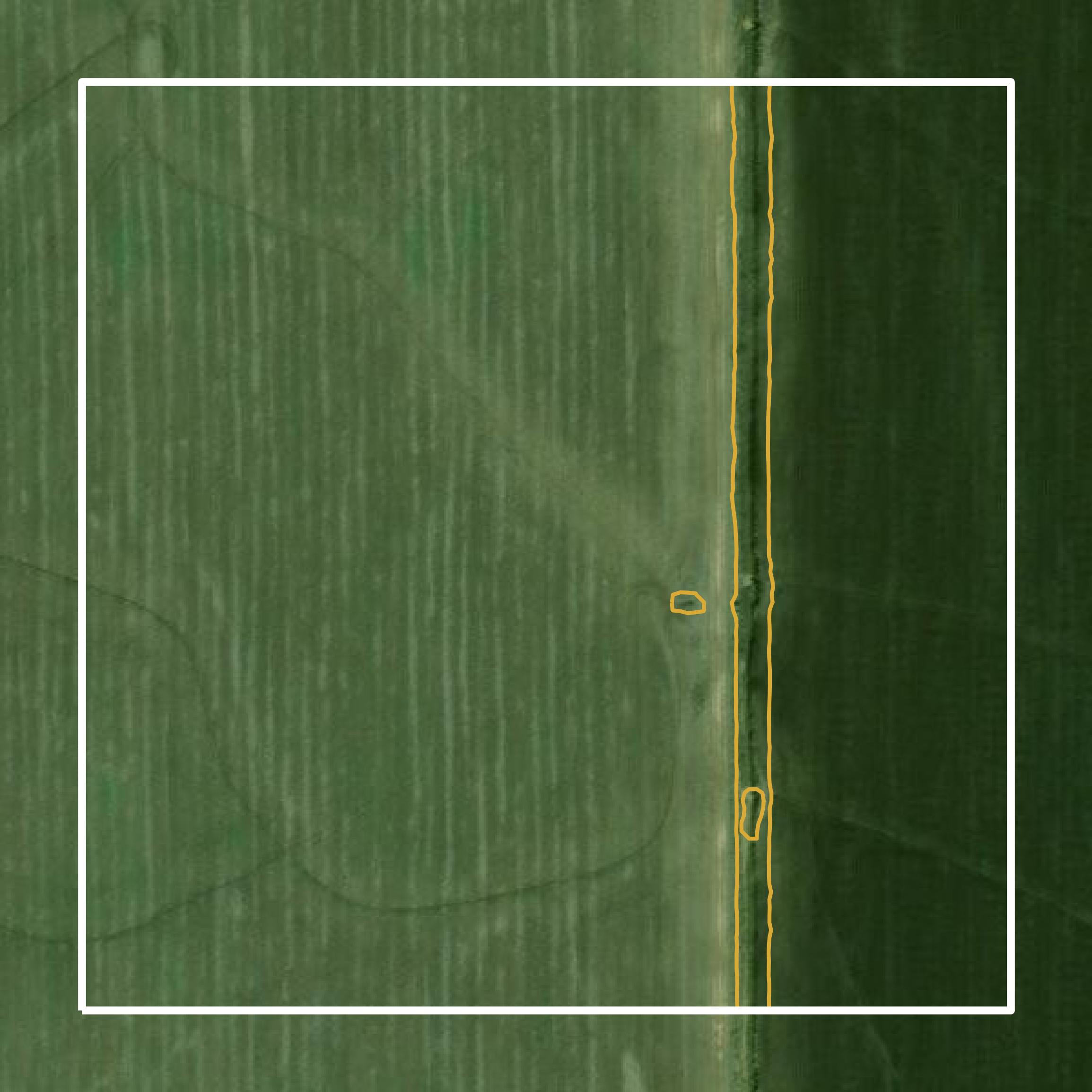 This image shows a contour map in Avoyelles Parish created using GIS data in Equator.