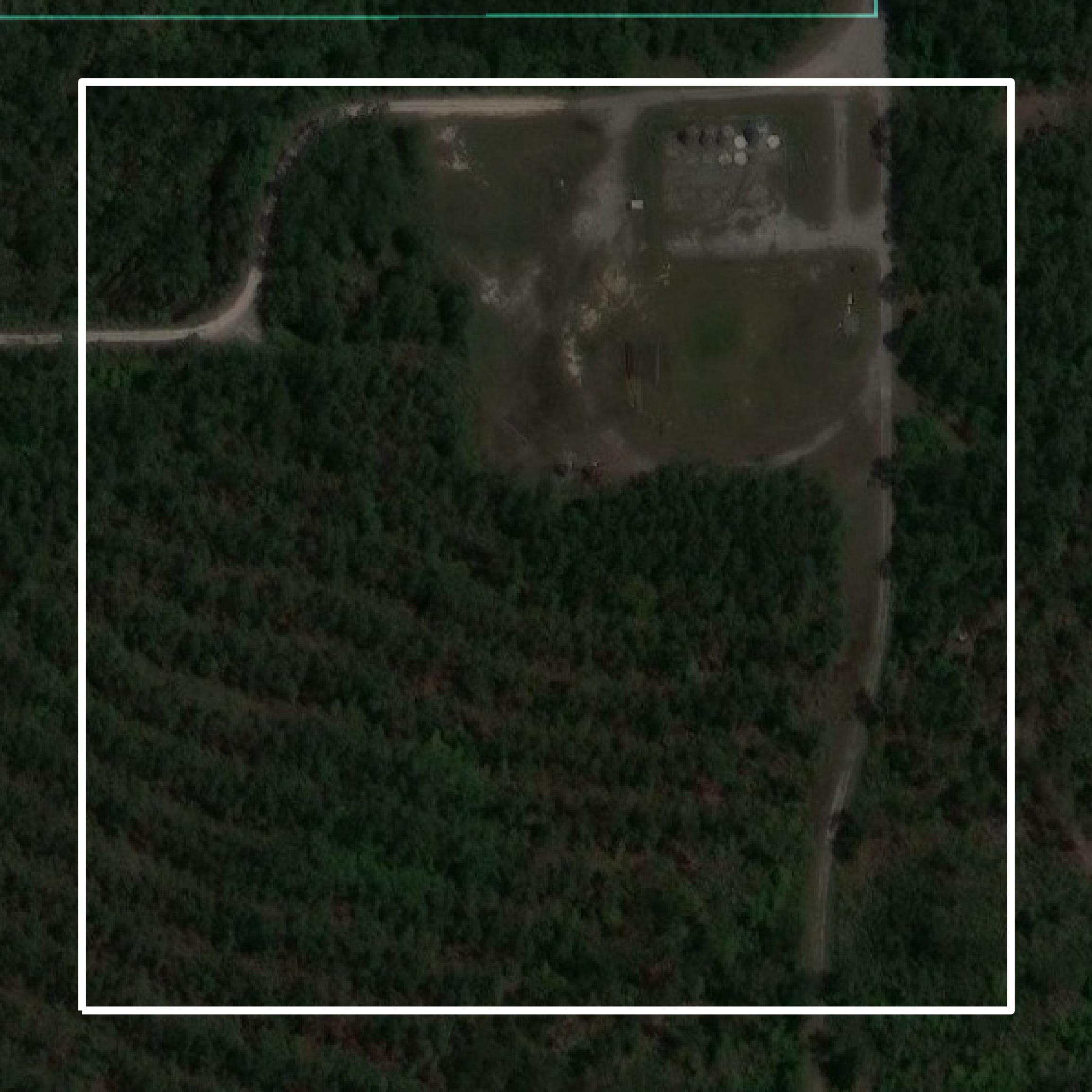 This image shows parcel and building data in Beauregard Parish created using GIS data in Equator.