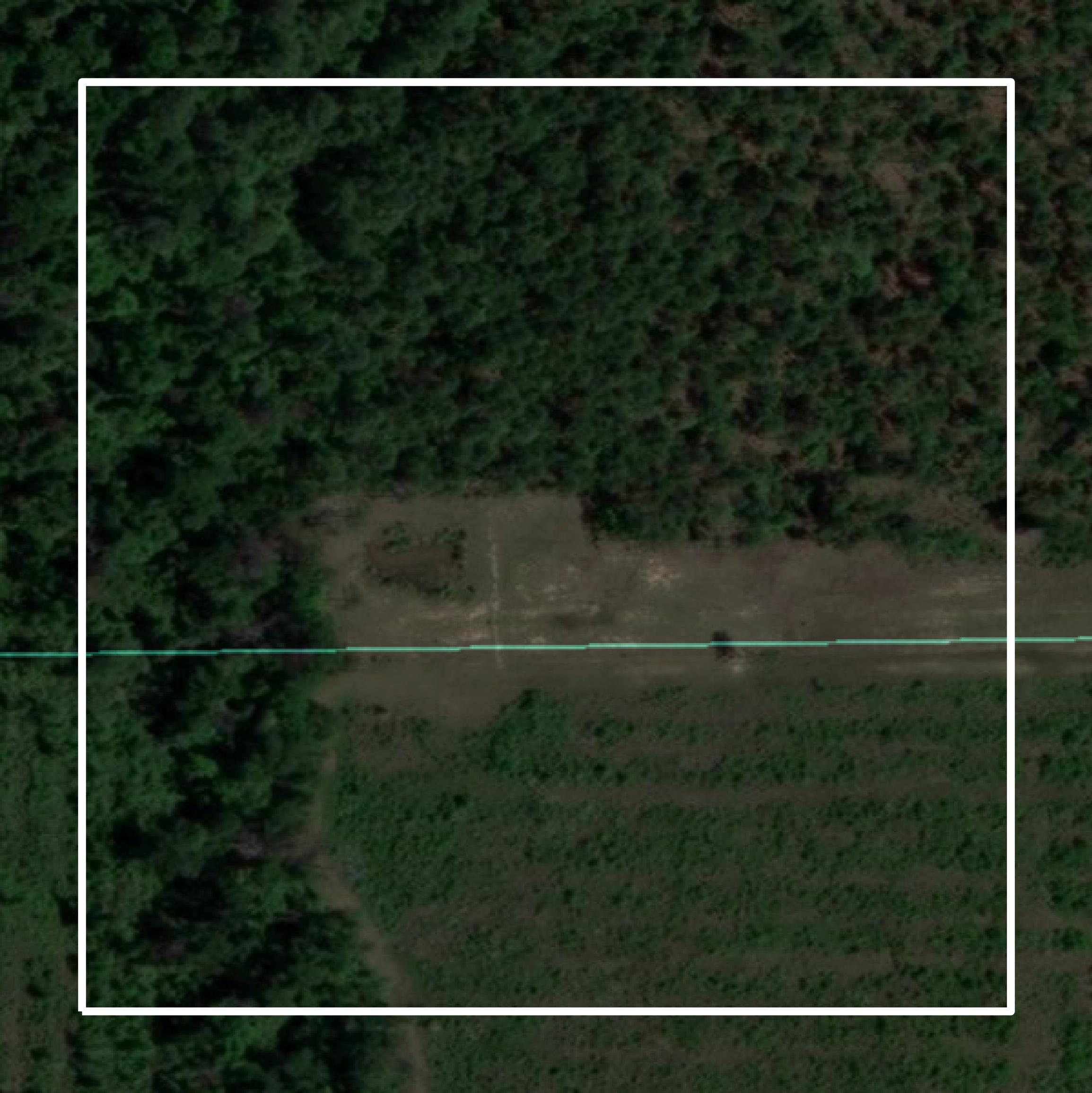 This image shows parcel and building data in Beauregard Parish created using GIS data in Equator.