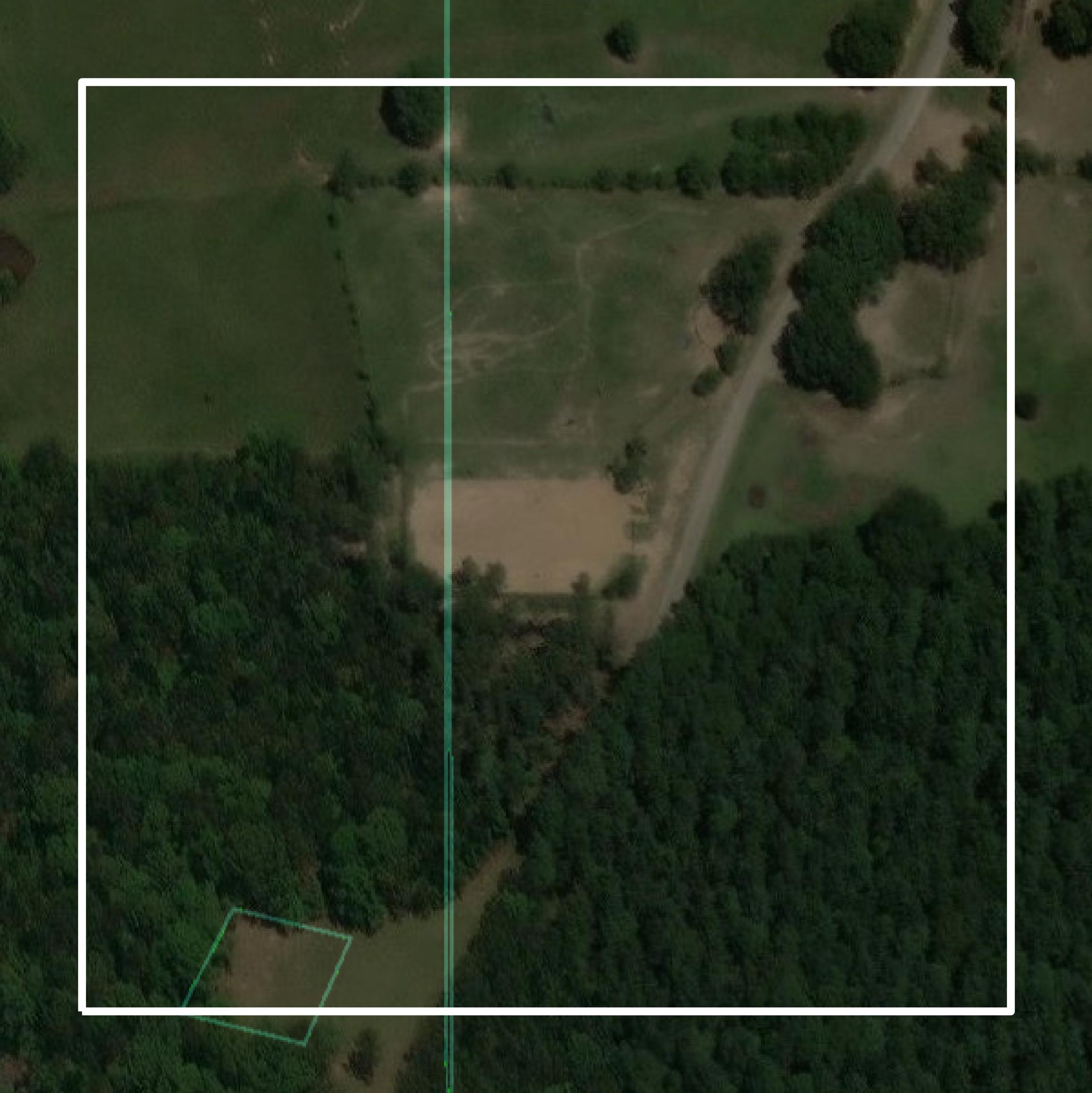 This image shows parcel and building data in Caldwell Parish created using GIS data in Equator.