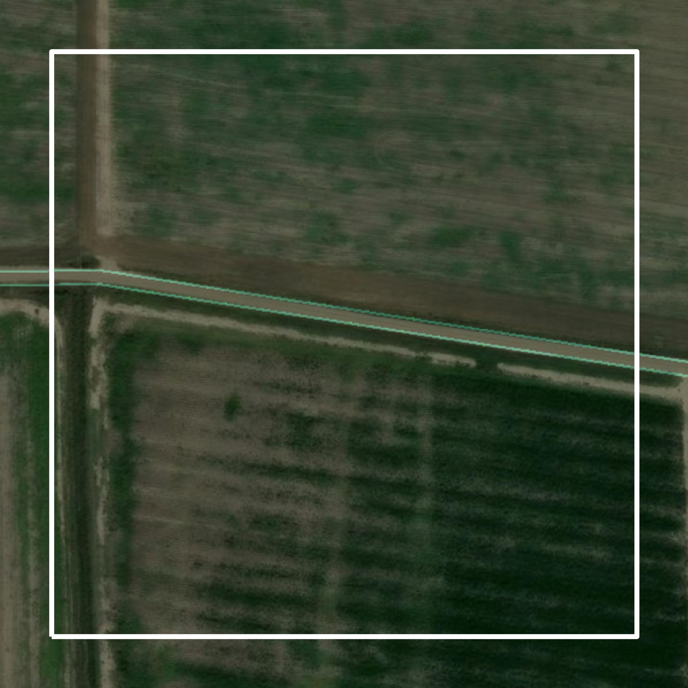 This image shows parcel and building data in East Carroll Parish created using GIS data in Equator.
