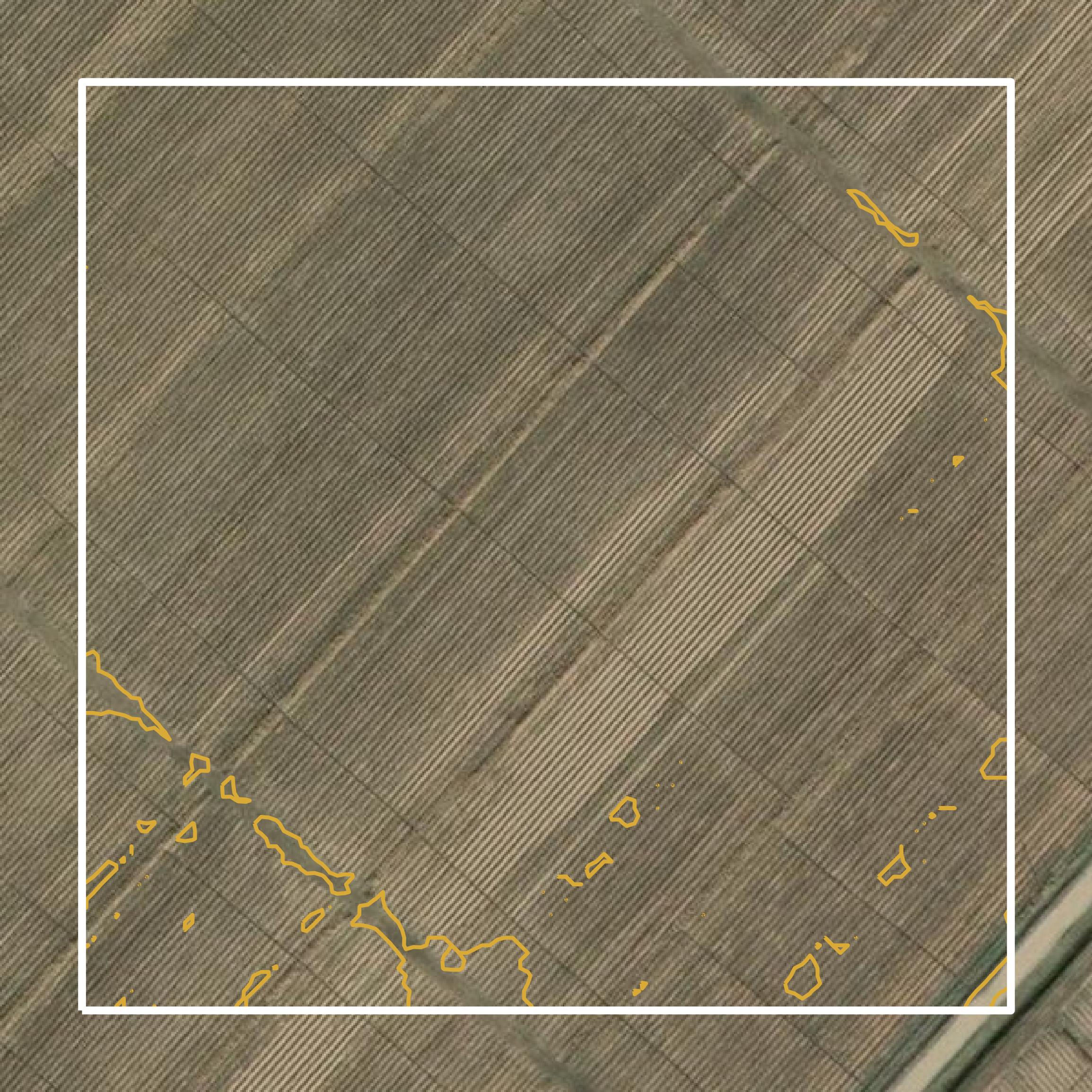 This image shows a contour map in Iberia Parish created using GIS data in Equator.