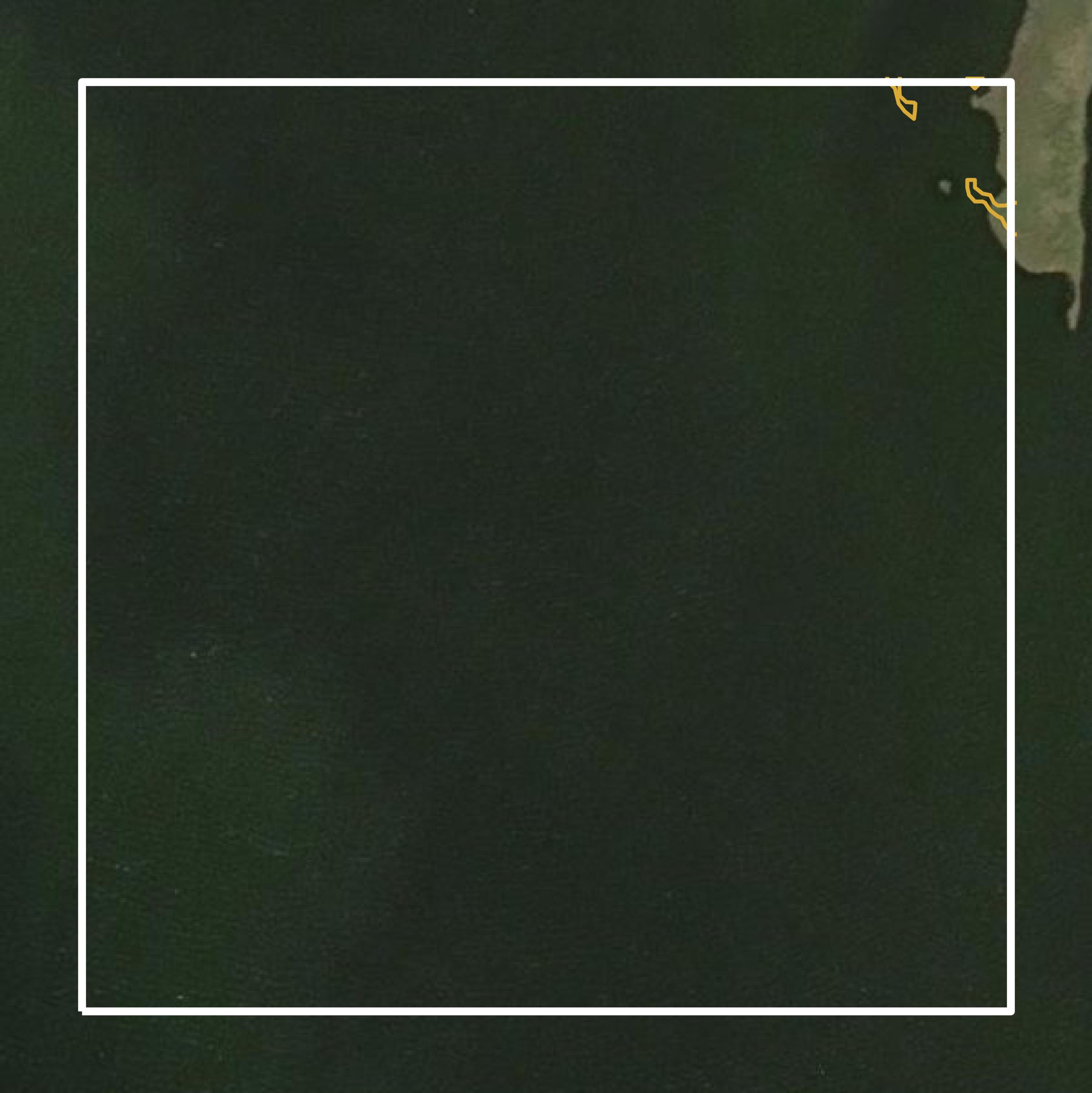 This image shows a contour map in Lafourche Parish created using GIS data in Equator.