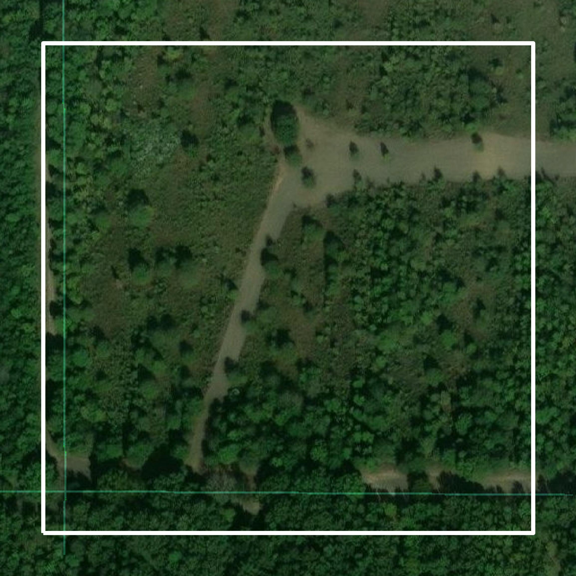 This image shows parcel and building data in Madison Parish created using GIS data in Equator.