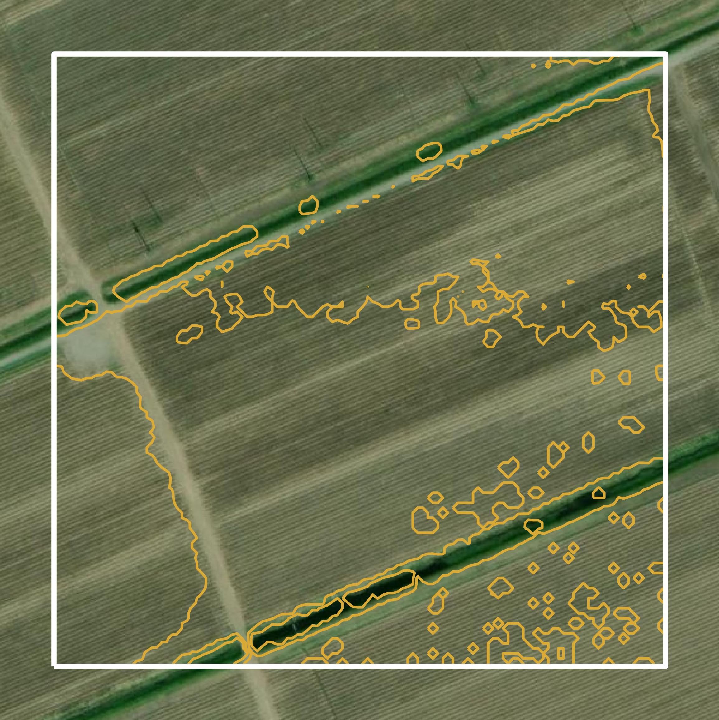 This image shows a contour map in St. James Parish created using GIS data in Equator.
