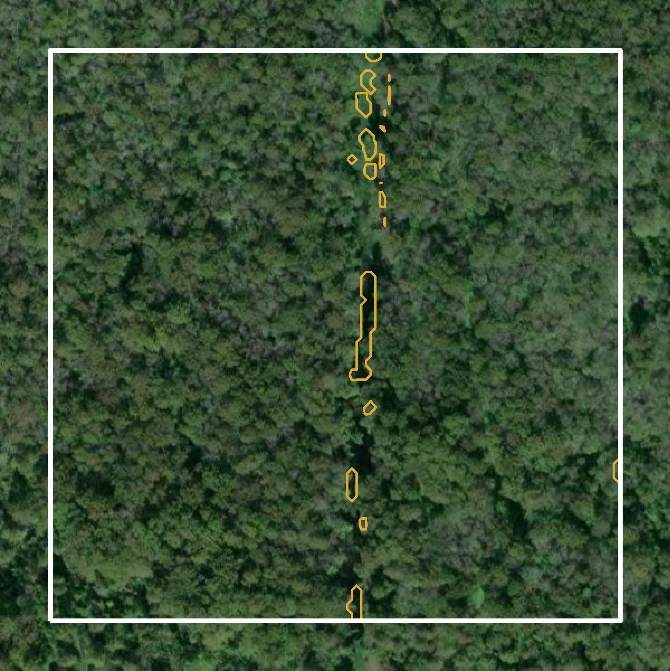 This image shows a contour map in St. John the Baptist Parish created using GIS data in Equator.