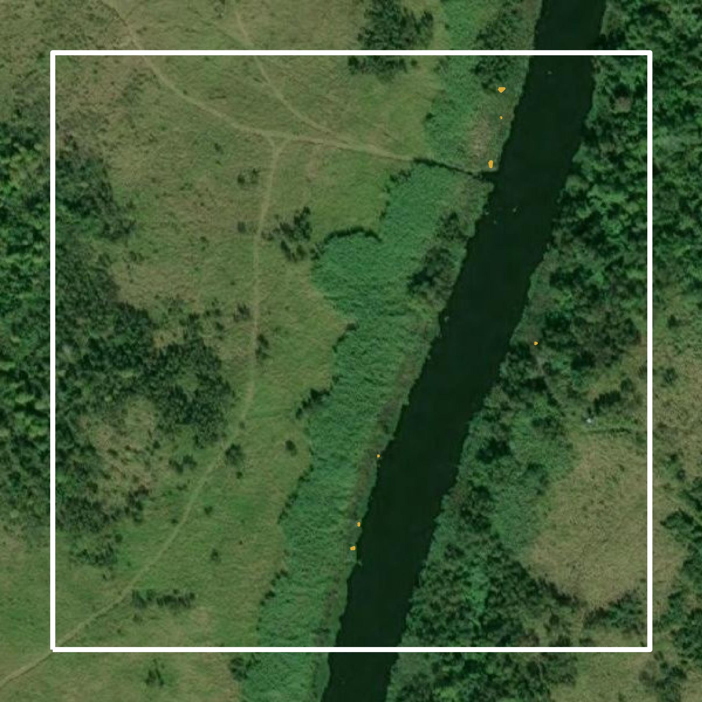 This image shows a contour map in St. John the Baptist Parish created using GIS data in Equator.