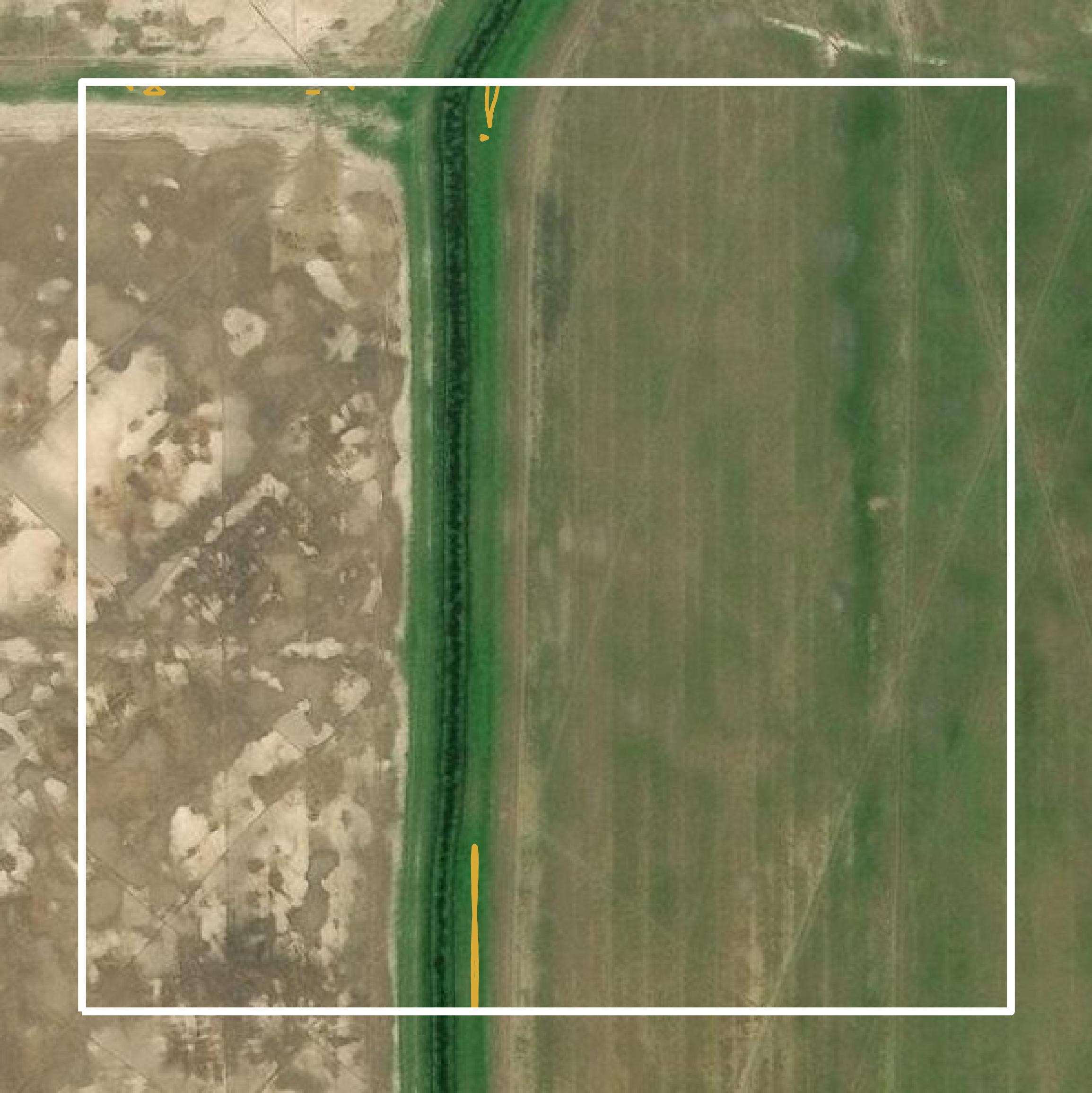 This image shows a contour map in Vermilion Parish created using GIS data in Equator.