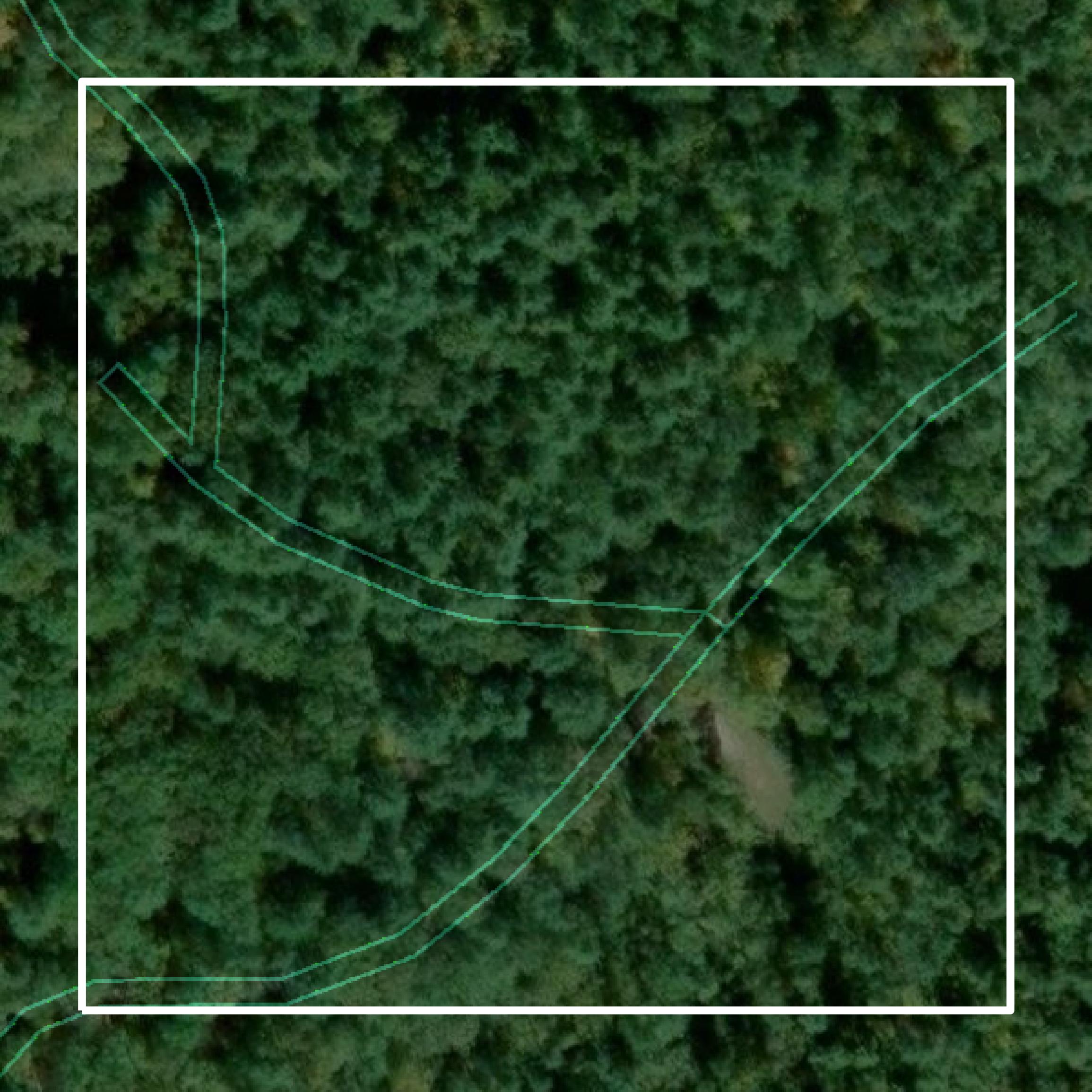 This image shows parcel and building data in Oxford County created using GIS data in Equator.
