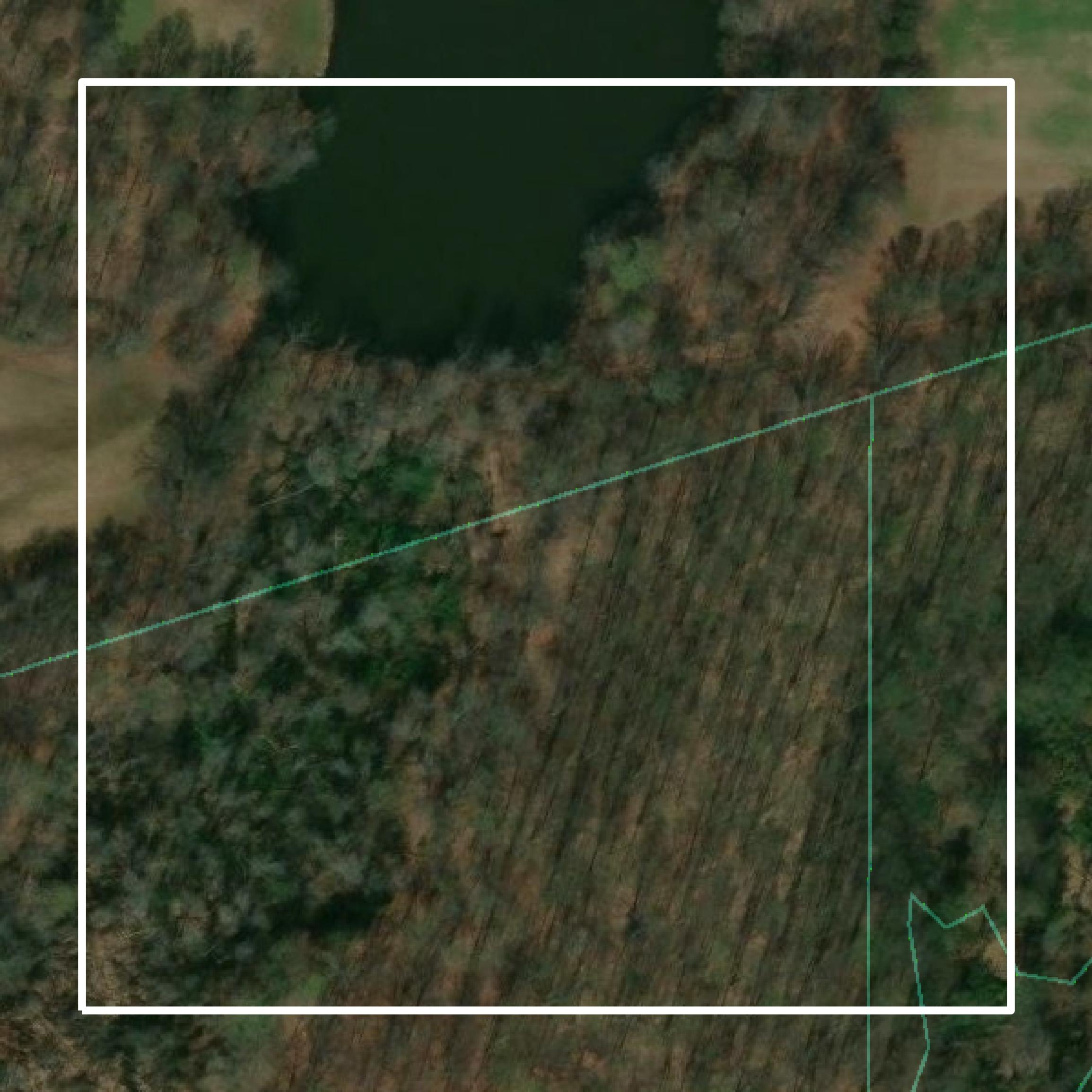 This image shows parcel and building data in Anne Arundel County created using GIS data in Equator.