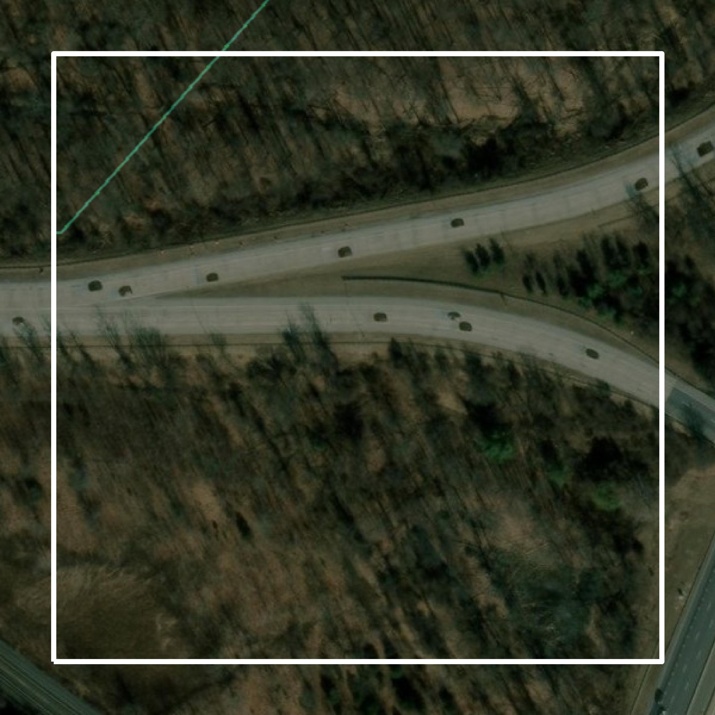 This image shows parcel and building data in Baltimore County created using GIS data in Equator.