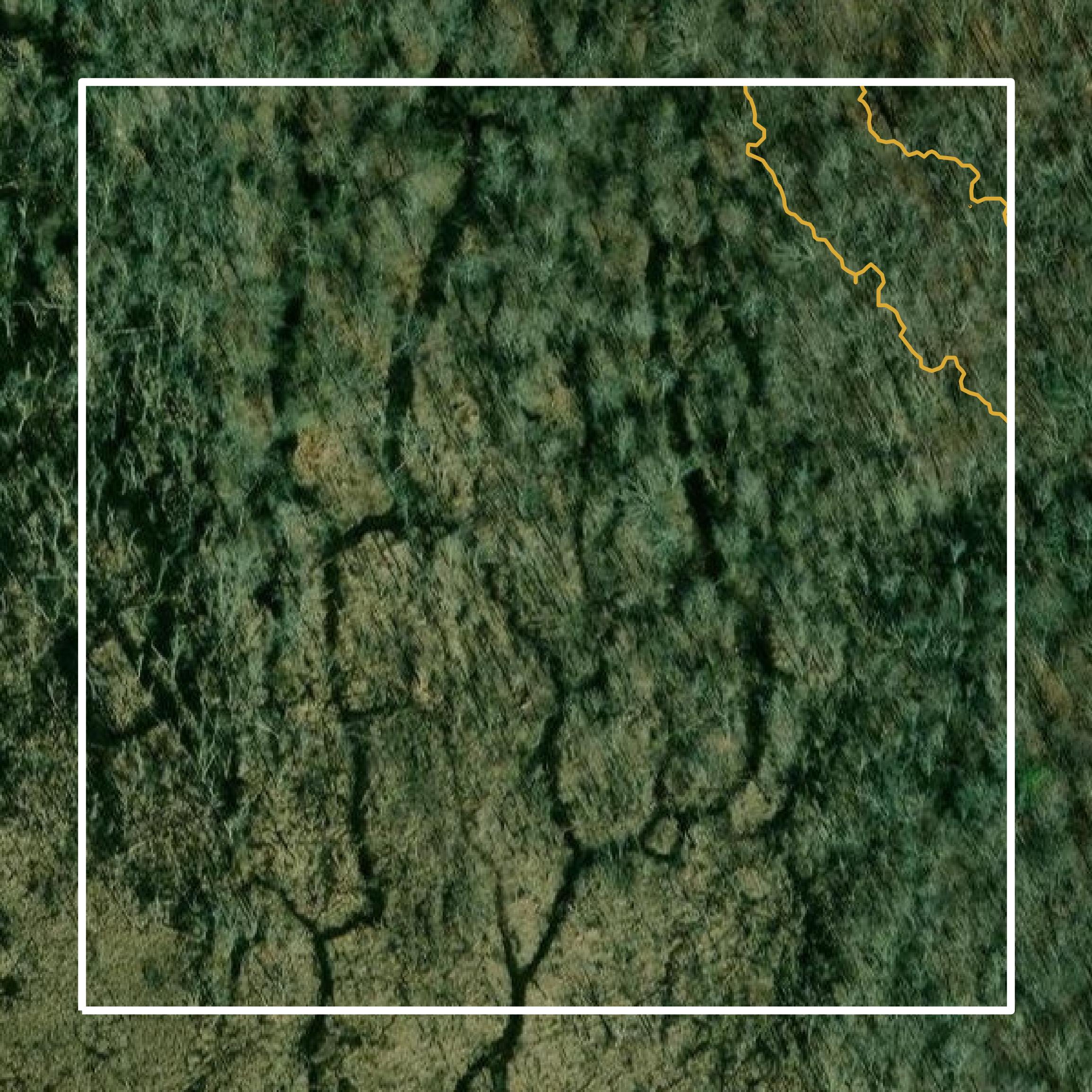 This image shows a contour map in Charles County created using GIS data in Equator.