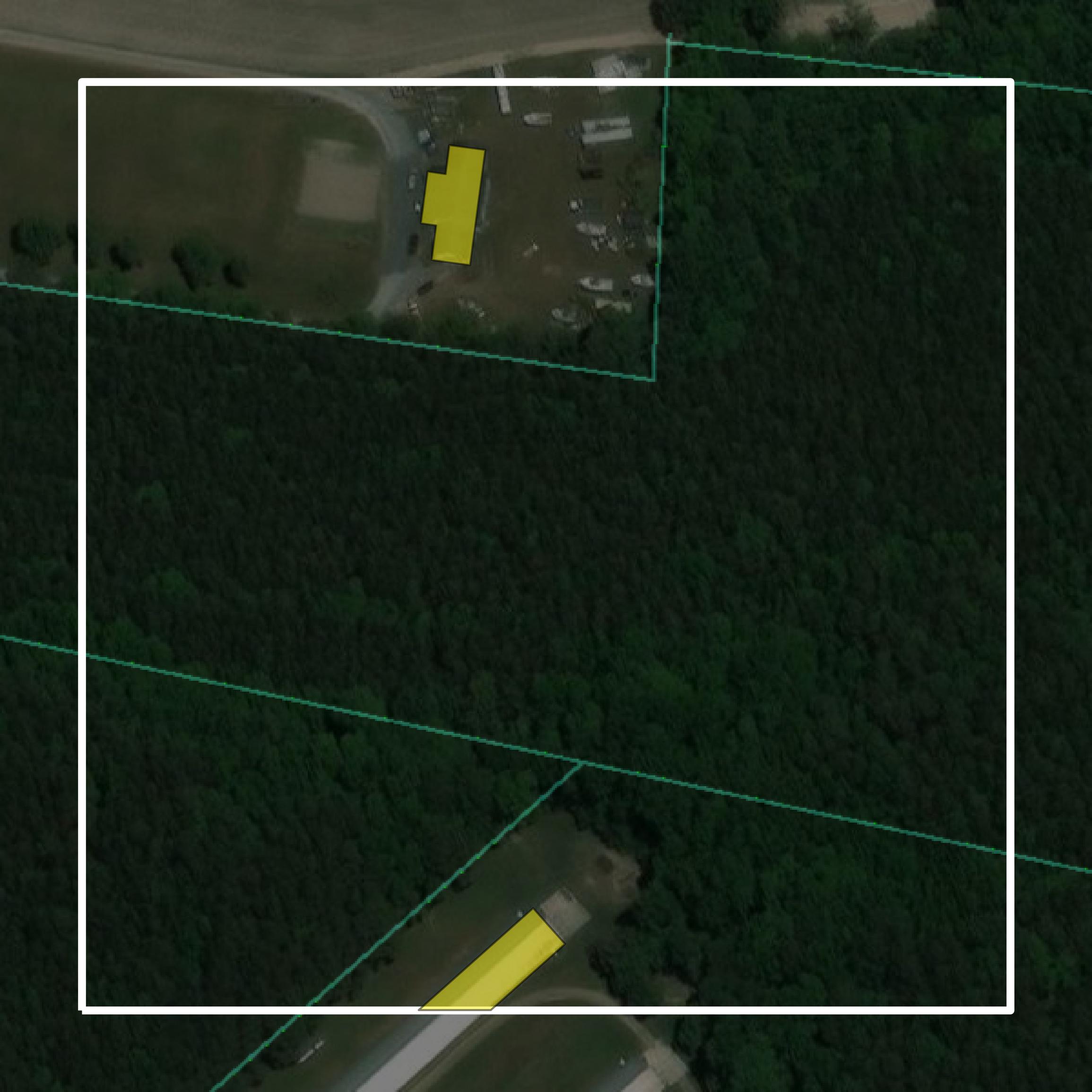 This image shows parcel and building data in Somerset County created using GIS data in Equator.
