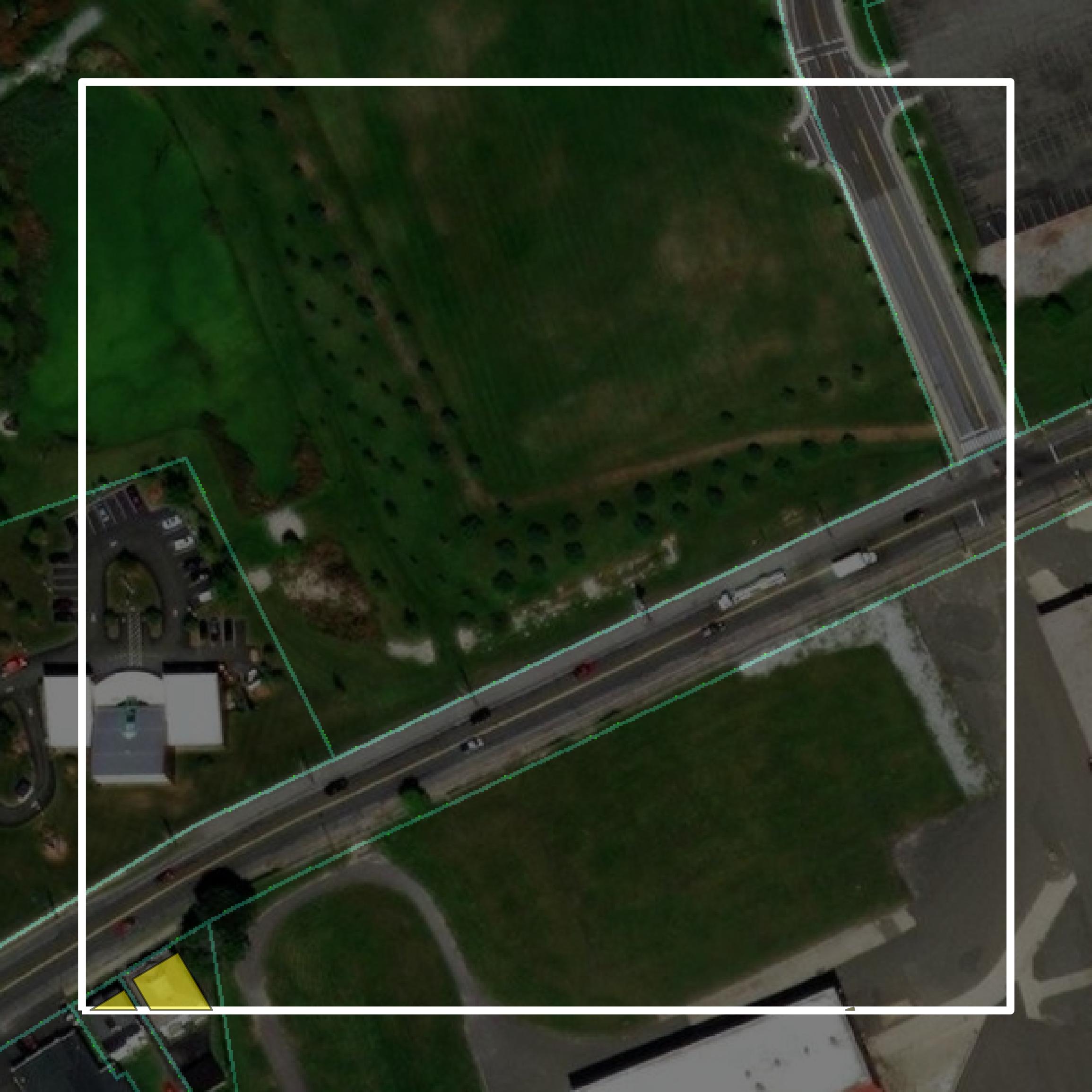This image shows parcel and building data in Berkshire County created using GIS data in Equator.