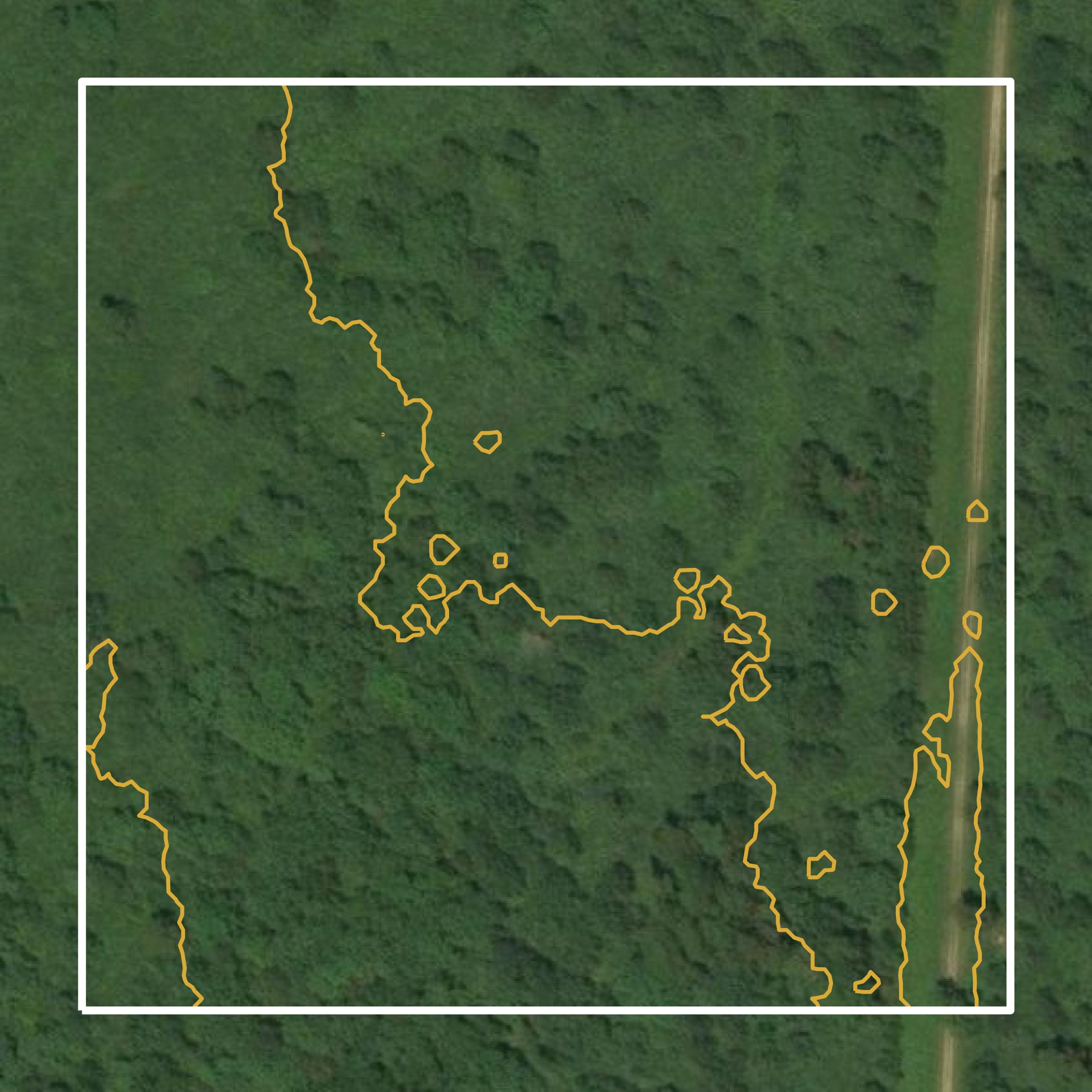 This image shows a contour map in Dukes County created using GIS data in Equator.