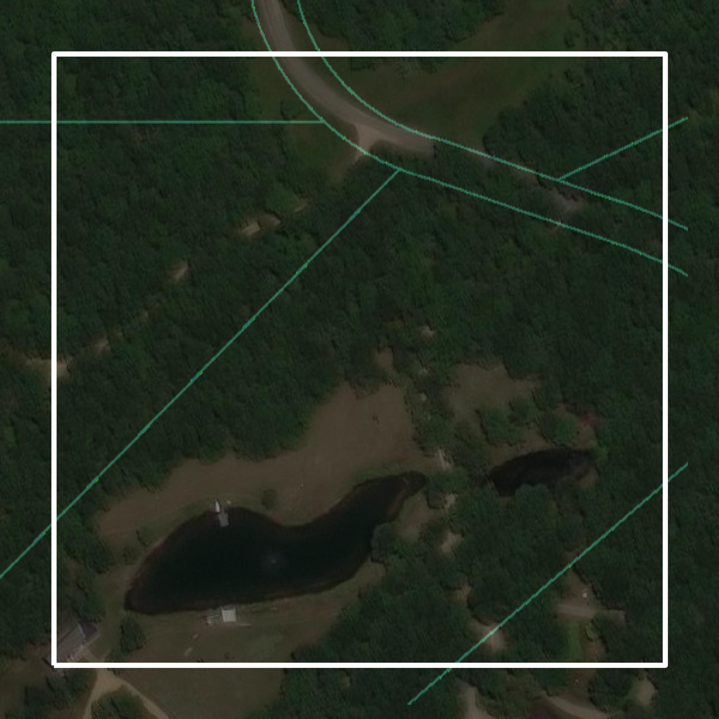 This image shows parcel and building data in Dukes County created using GIS data in Equator.