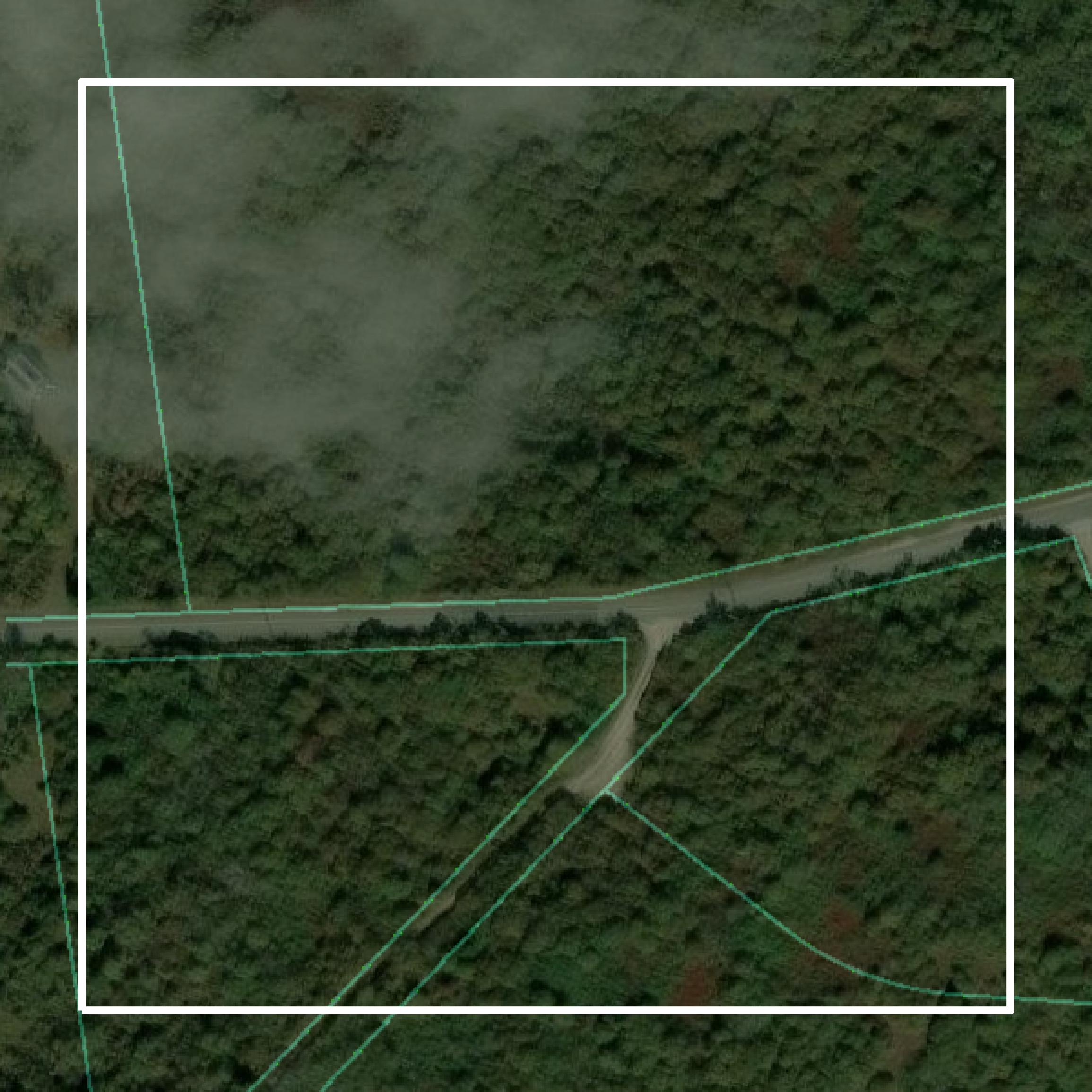 This image shows parcel and building data in Nantucket County created using GIS data in Equator.