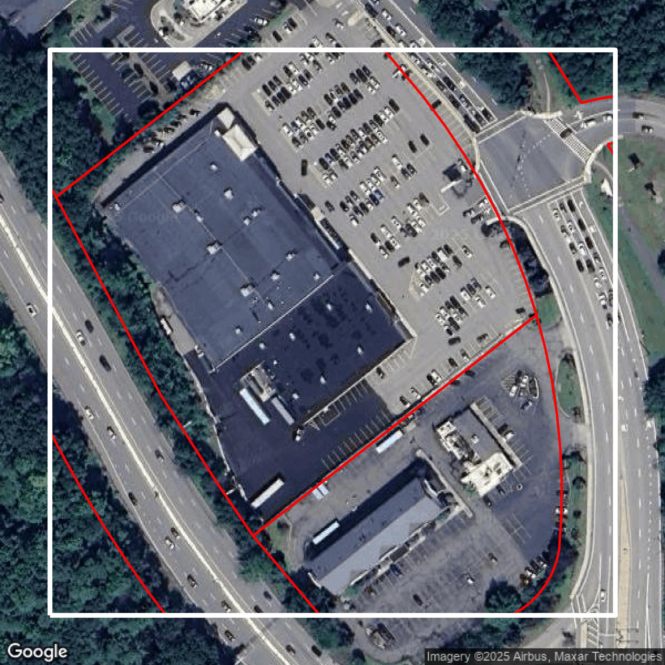 This image shows parcel data in Worcester County created using GIS data in Equator.