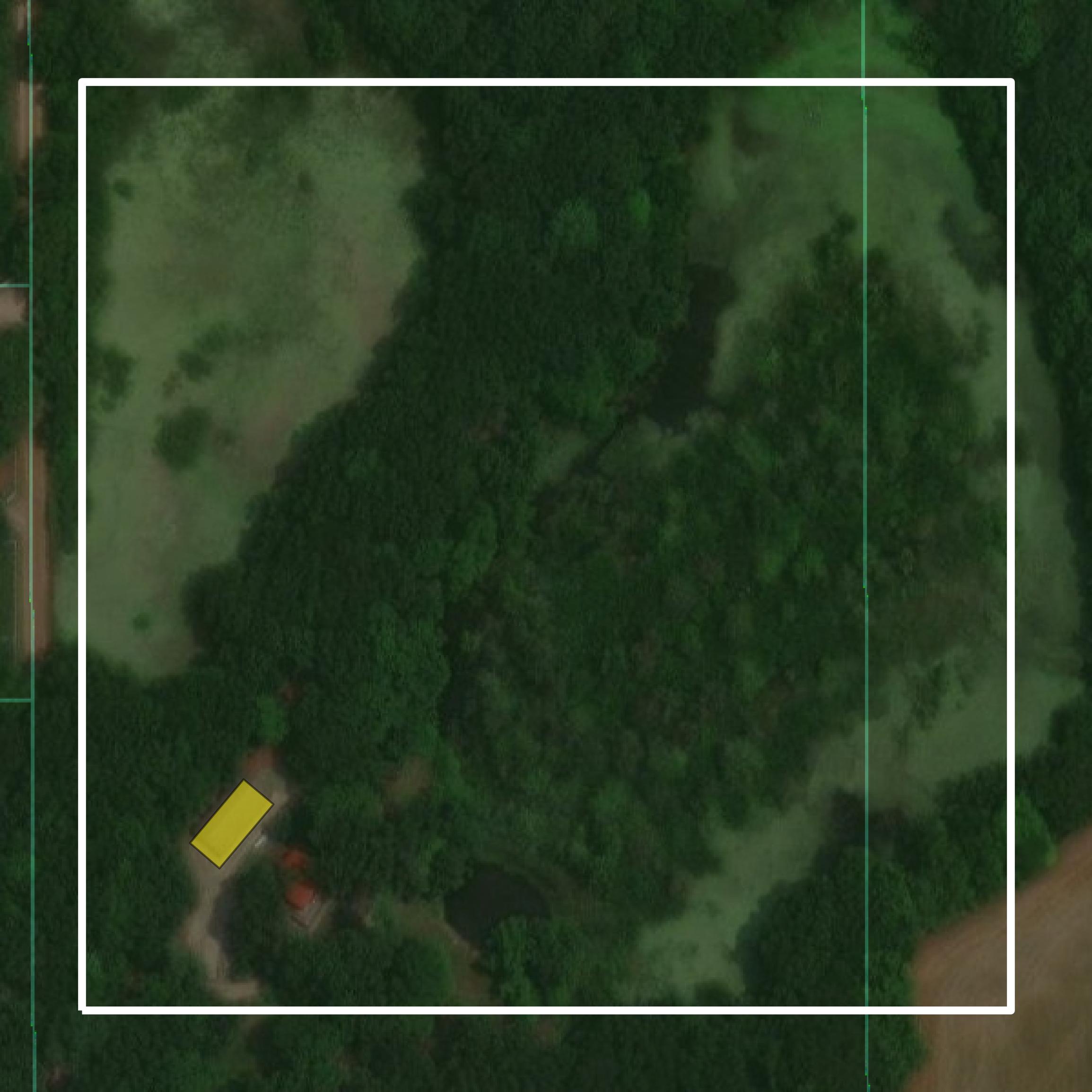 This image shows parcel and building data in Barry County created using GIS data in Equator.