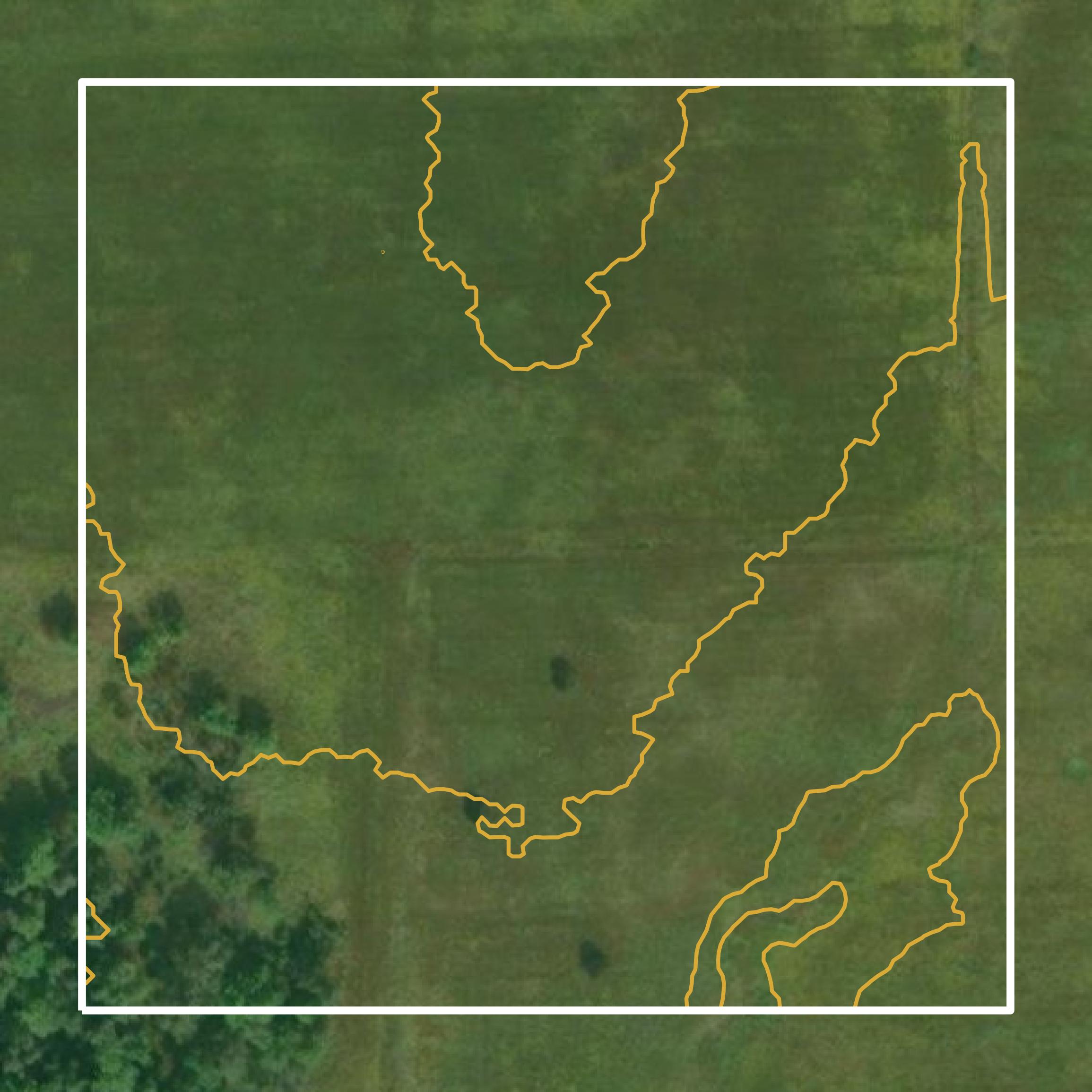 This image shows a contour map in Chippewa County created using GIS data in Equator.