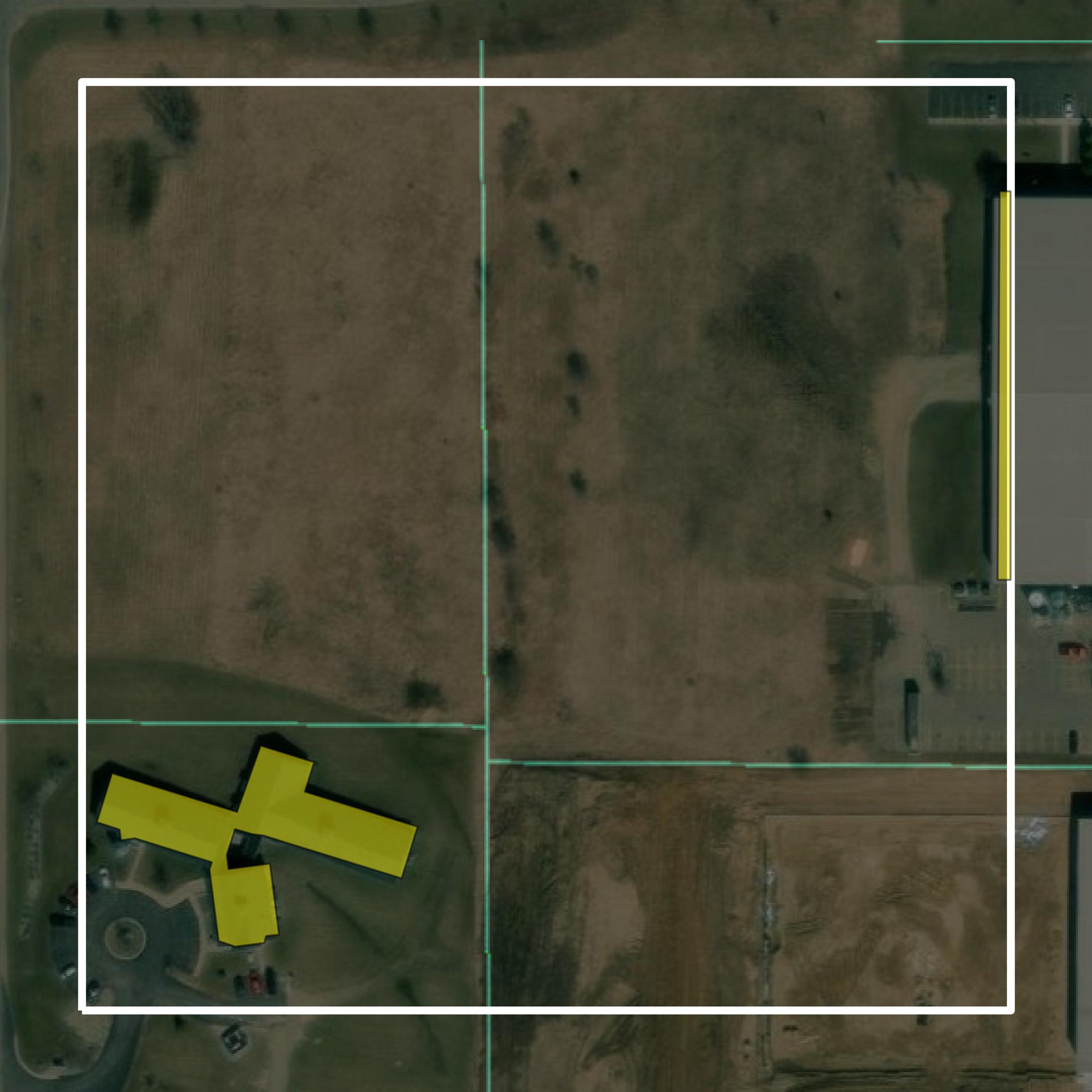 This image shows parcel and building data in Eaton County created using GIS data in Equator.