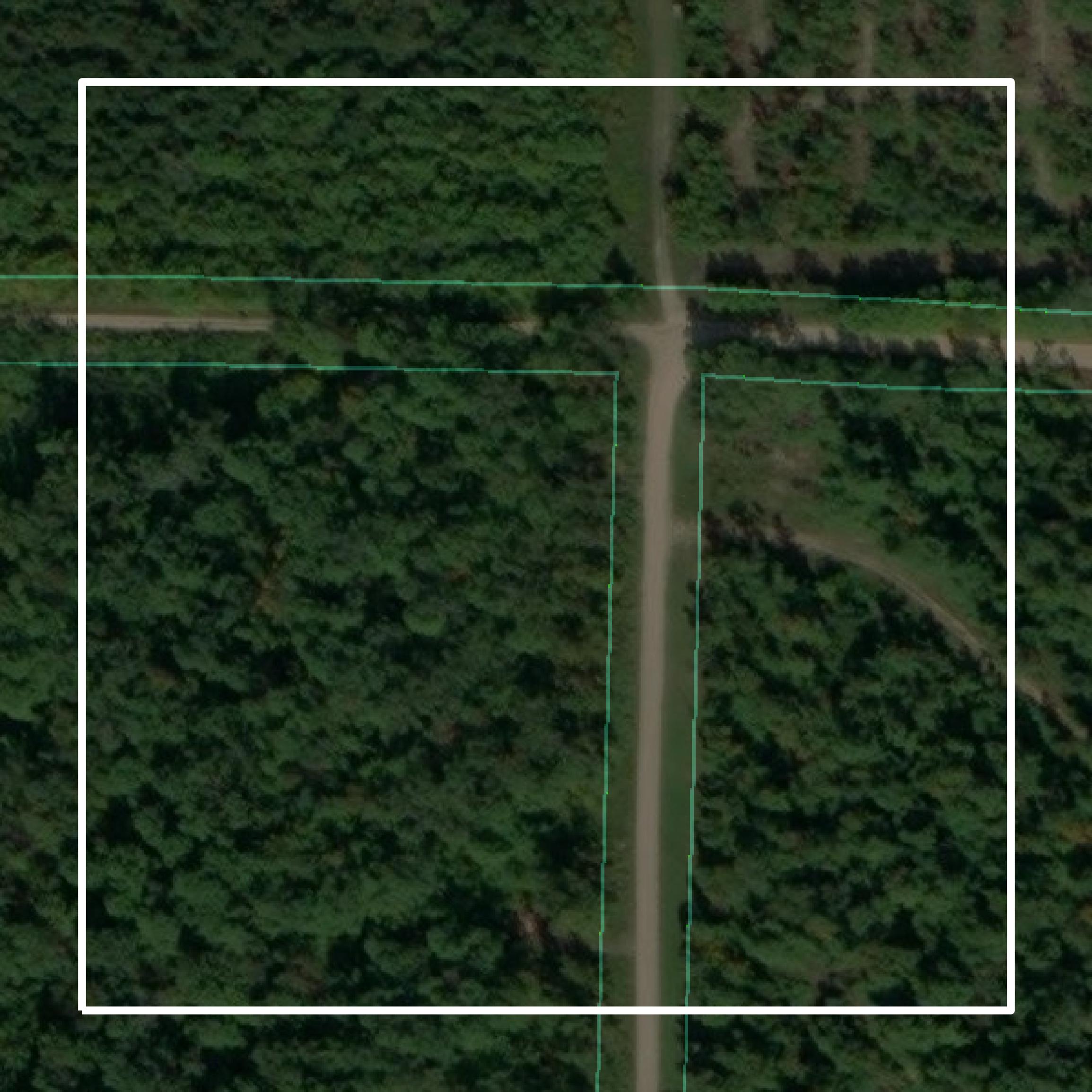 This image shows parcel and building data in Emmet County created using GIS data in Equator.