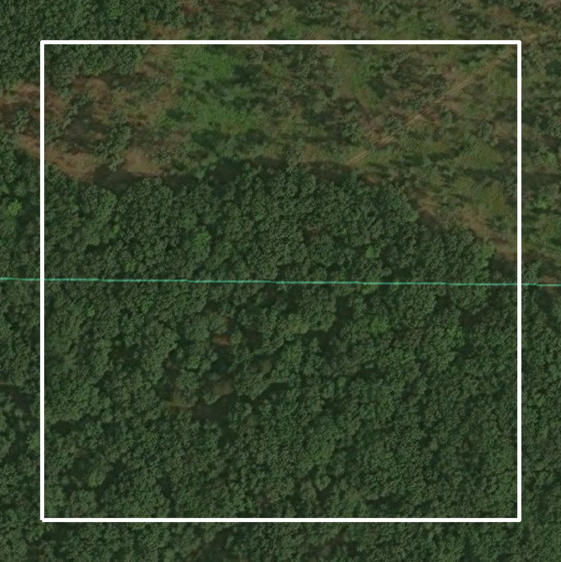 This image shows parcel and building data in Grand Traverse County created using GIS data in Equator.