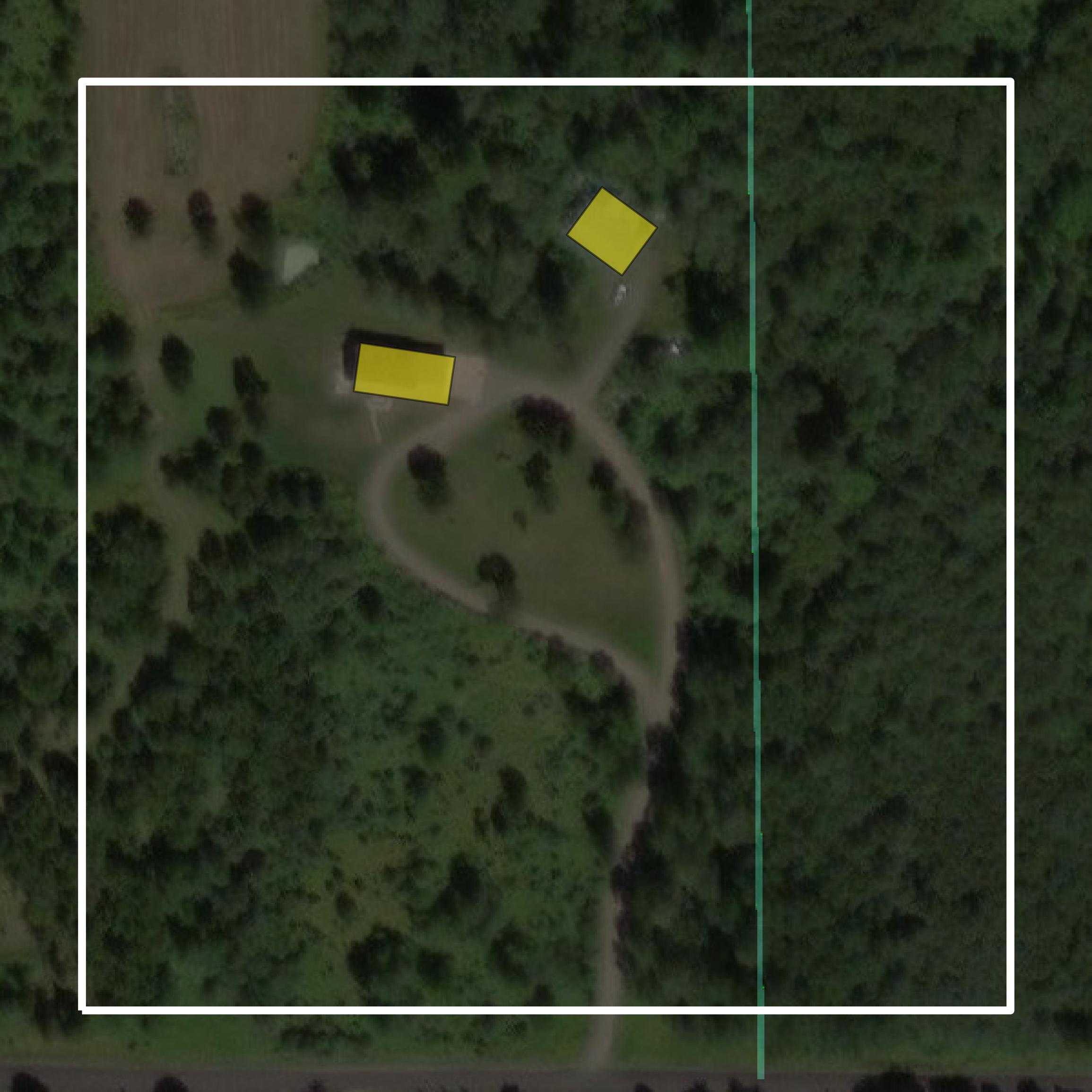 This image shows parcel and building data in Iron County created using GIS data in Equator.