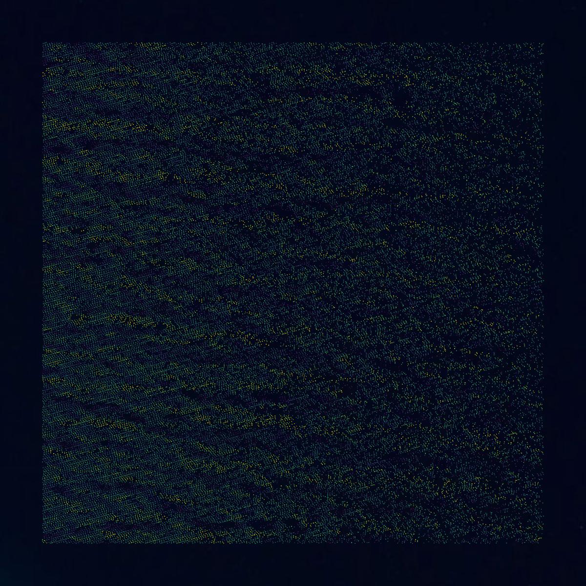 This image shows a LiDAR point cloud in Leelanau County created using GIS data in Equator.