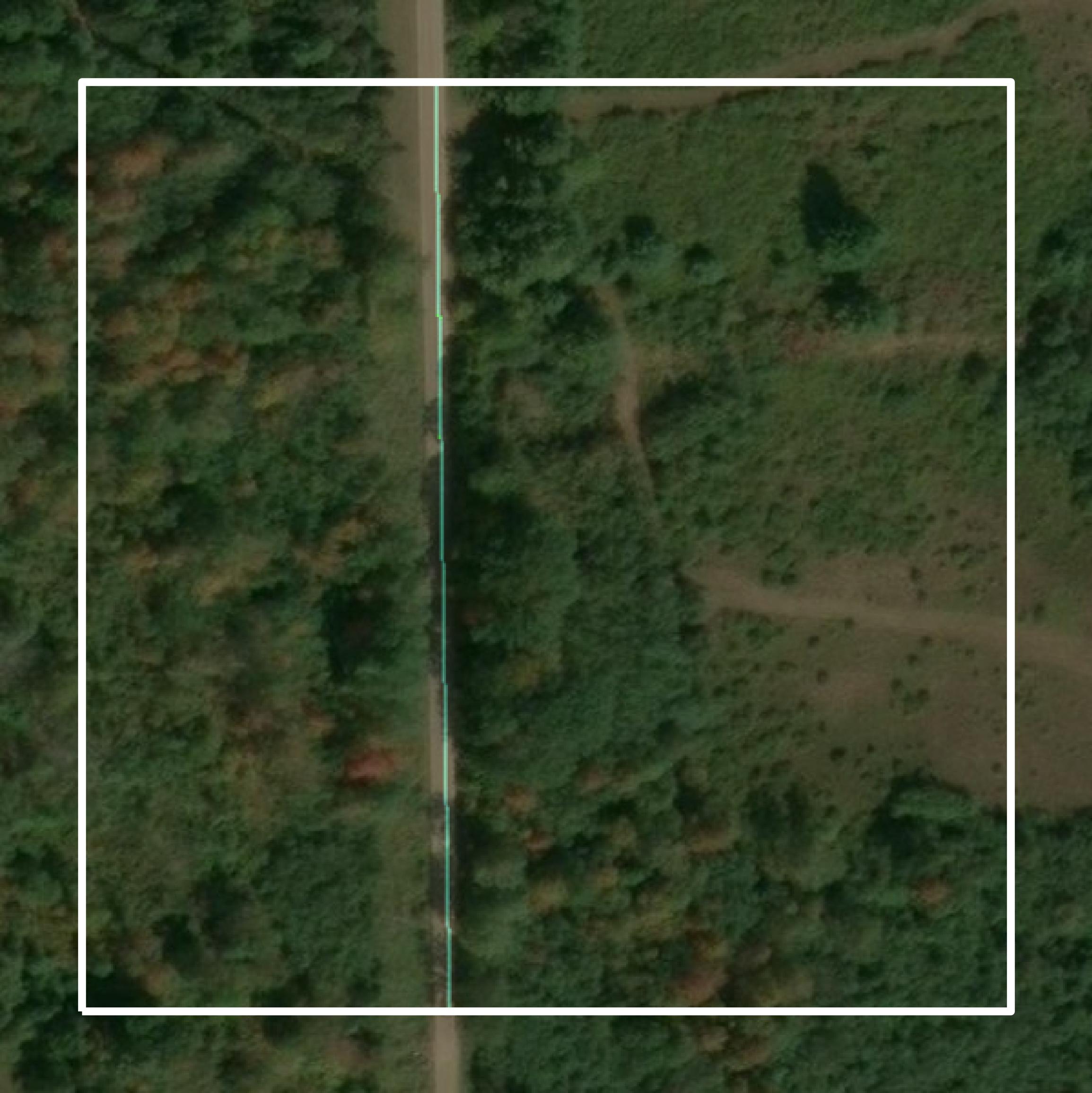 This image shows parcel and building data in Mecosta County created using GIS data in Equator.