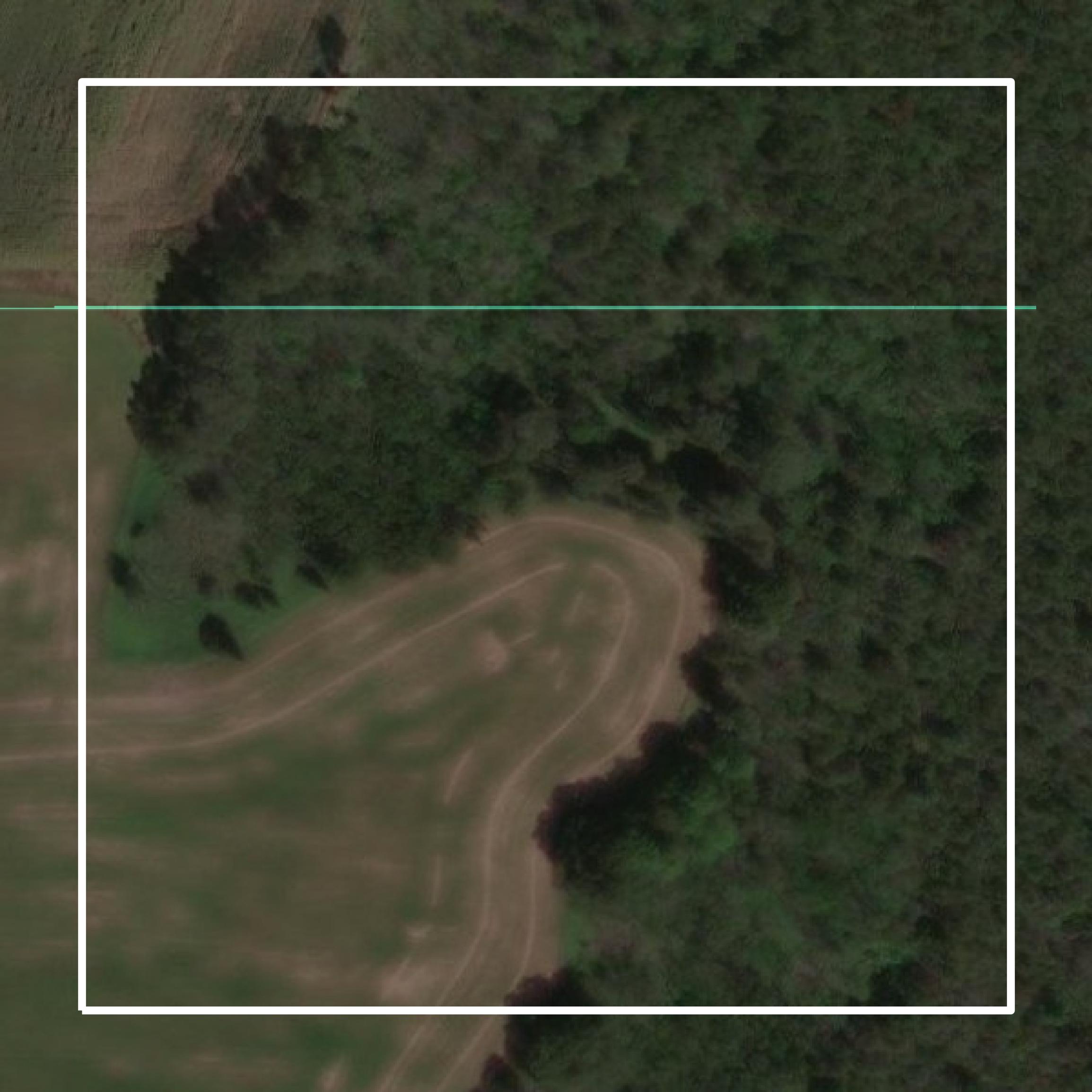 This image shows parcel and building data in Menominee County created using GIS data in Equator.