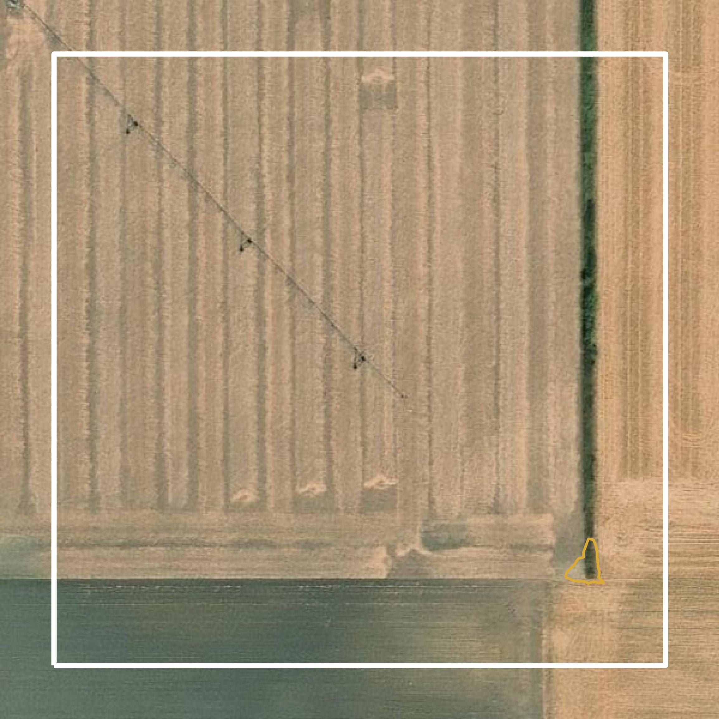 This image shows a contour map in Midland County created using GIS data in Equator.