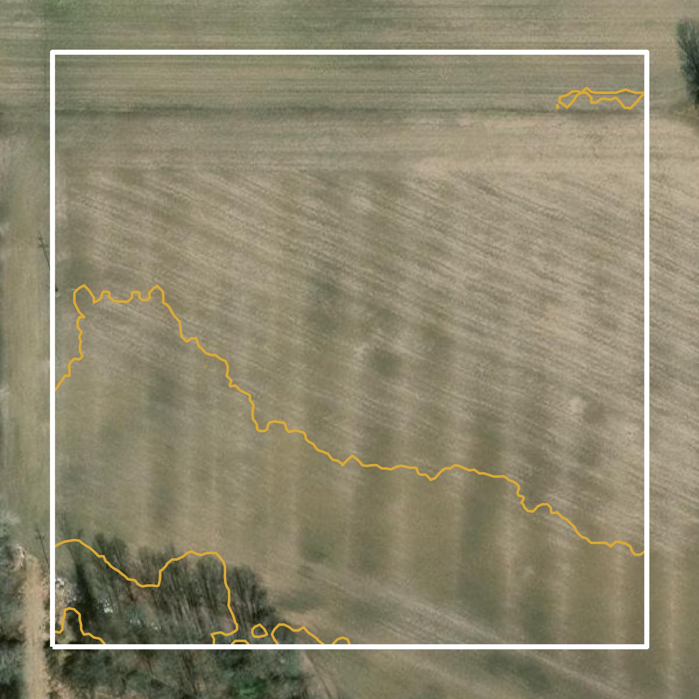 This image shows a contour map in Midland County created using GIS data in Equator.