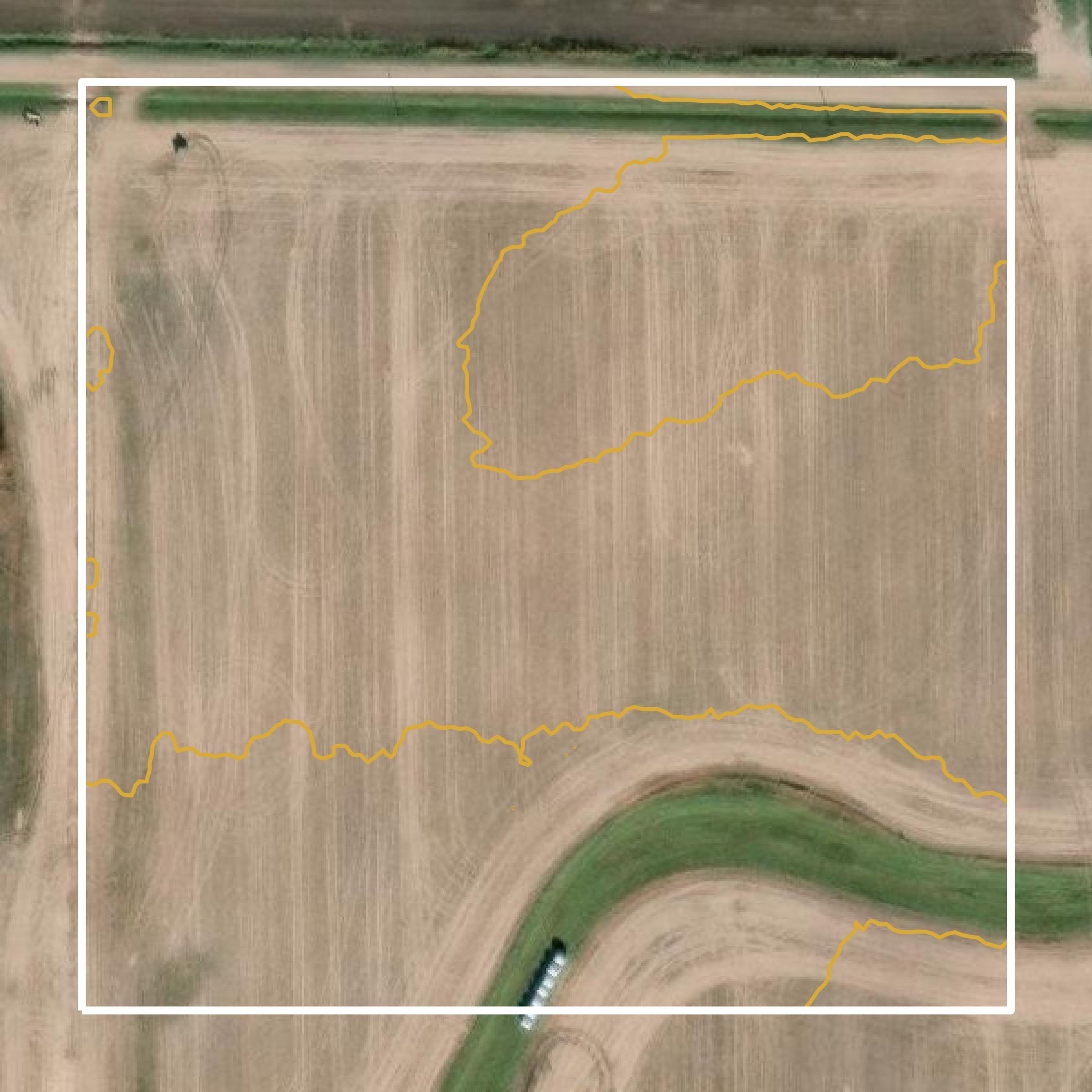 This image shows a contour map in Muskegon County created using GIS data in Equator.