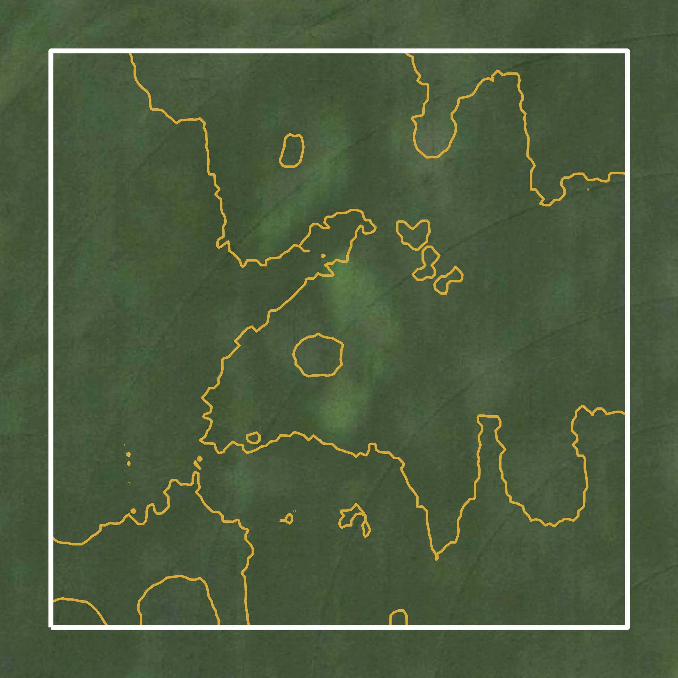 This image shows a contour map in Muskegon County created using GIS data in Equator.