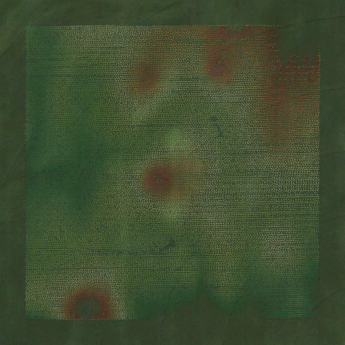 This image shows a LiDAR point cloud in Muskegon County created using GIS data in Equator.