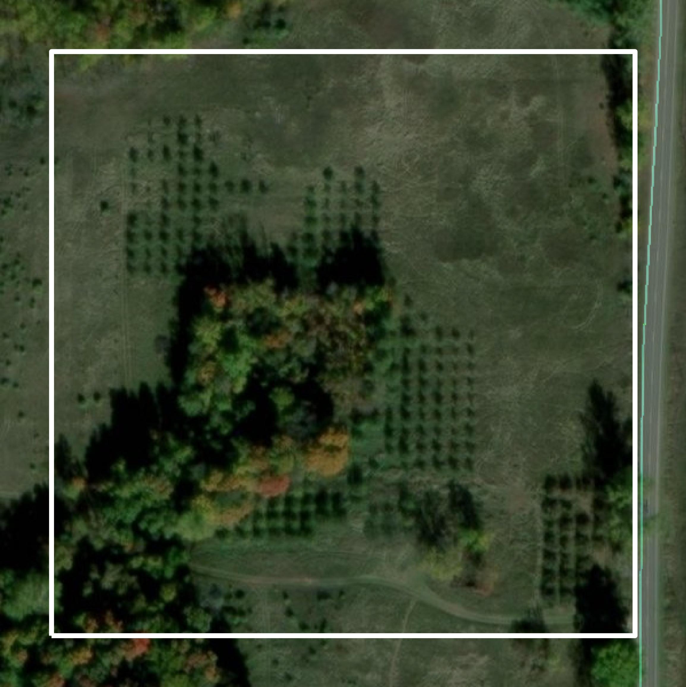 This image shows parcel and building data in Oceana County created using GIS data in Equator.