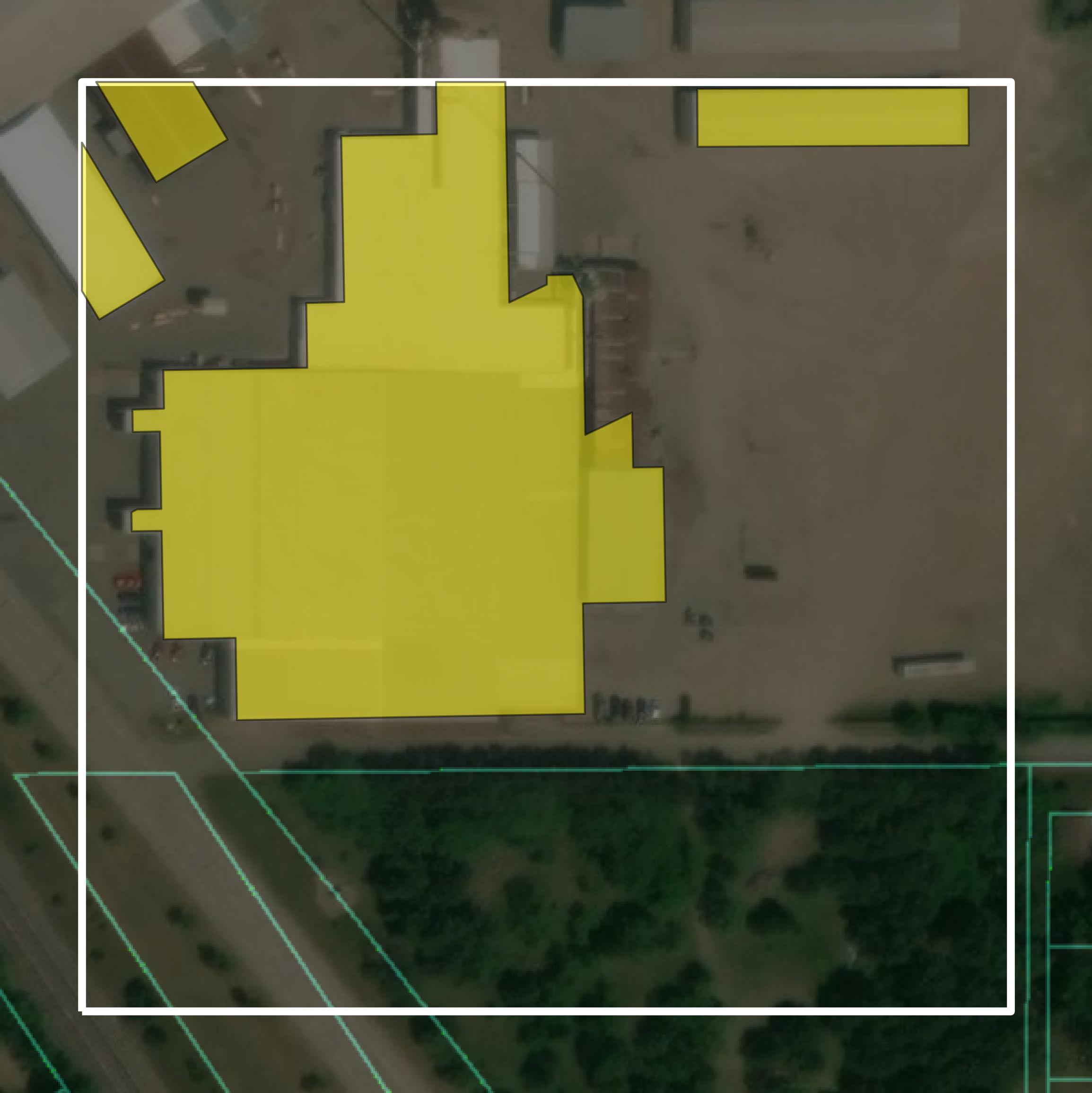 This image shows parcel and building data in Benton County created using GIS data in Equator.
