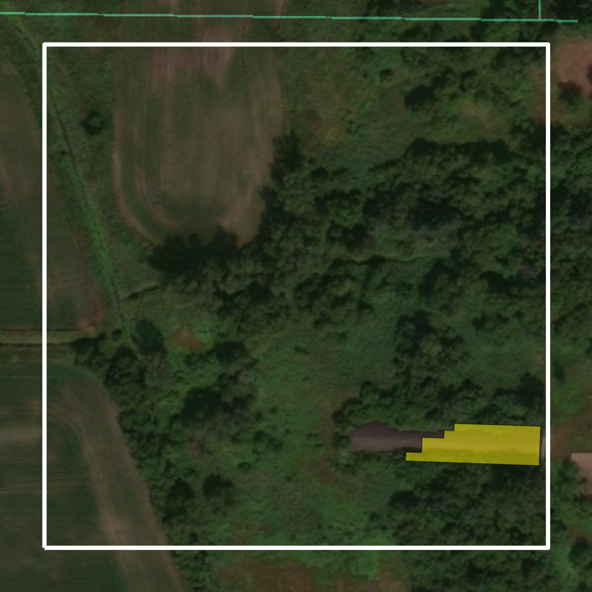 This image shows parcel and building data in Chisago County created using GIS data in Equator.