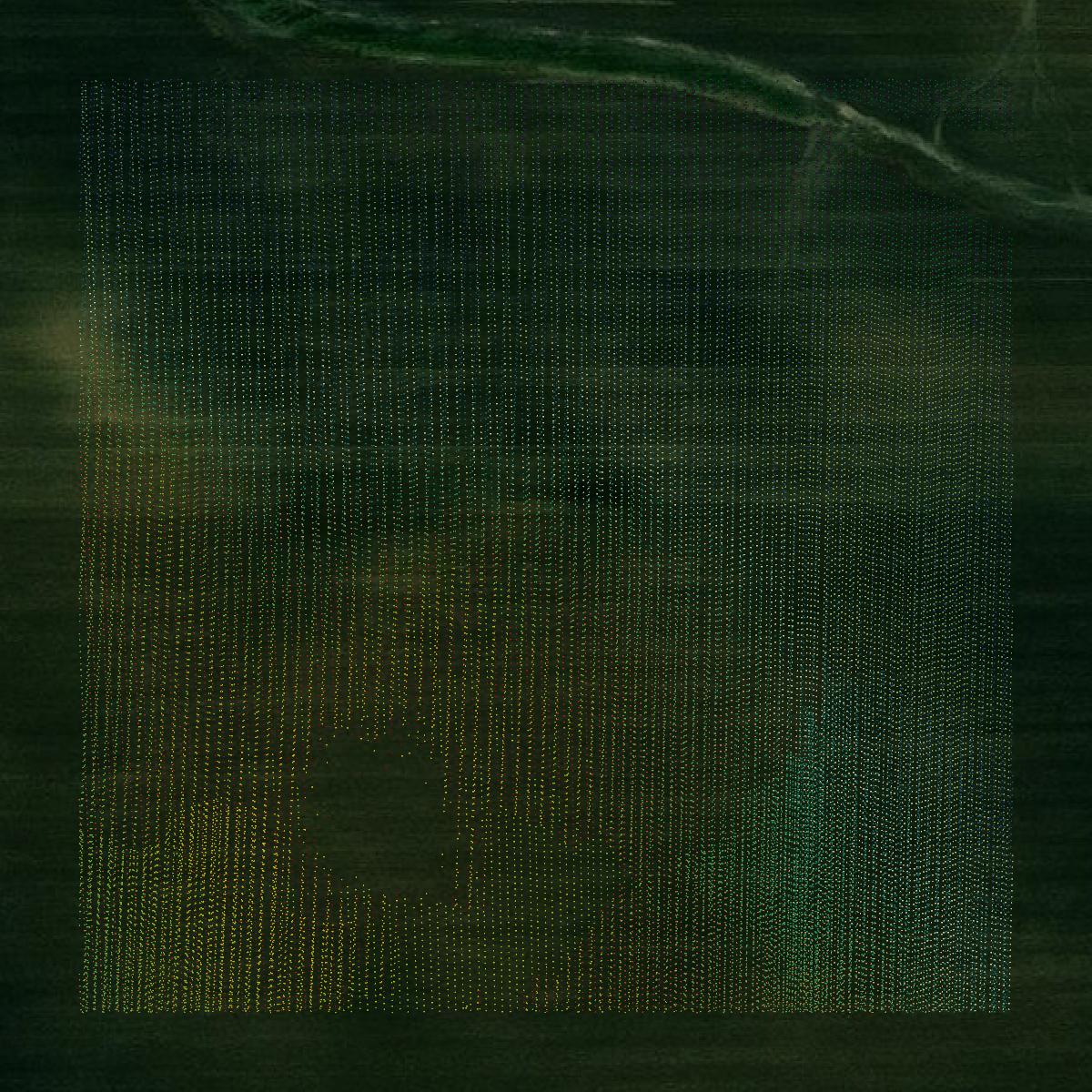 This image shows a LiDAR point cloud in Cottonwood County created using GIS data in Equator.