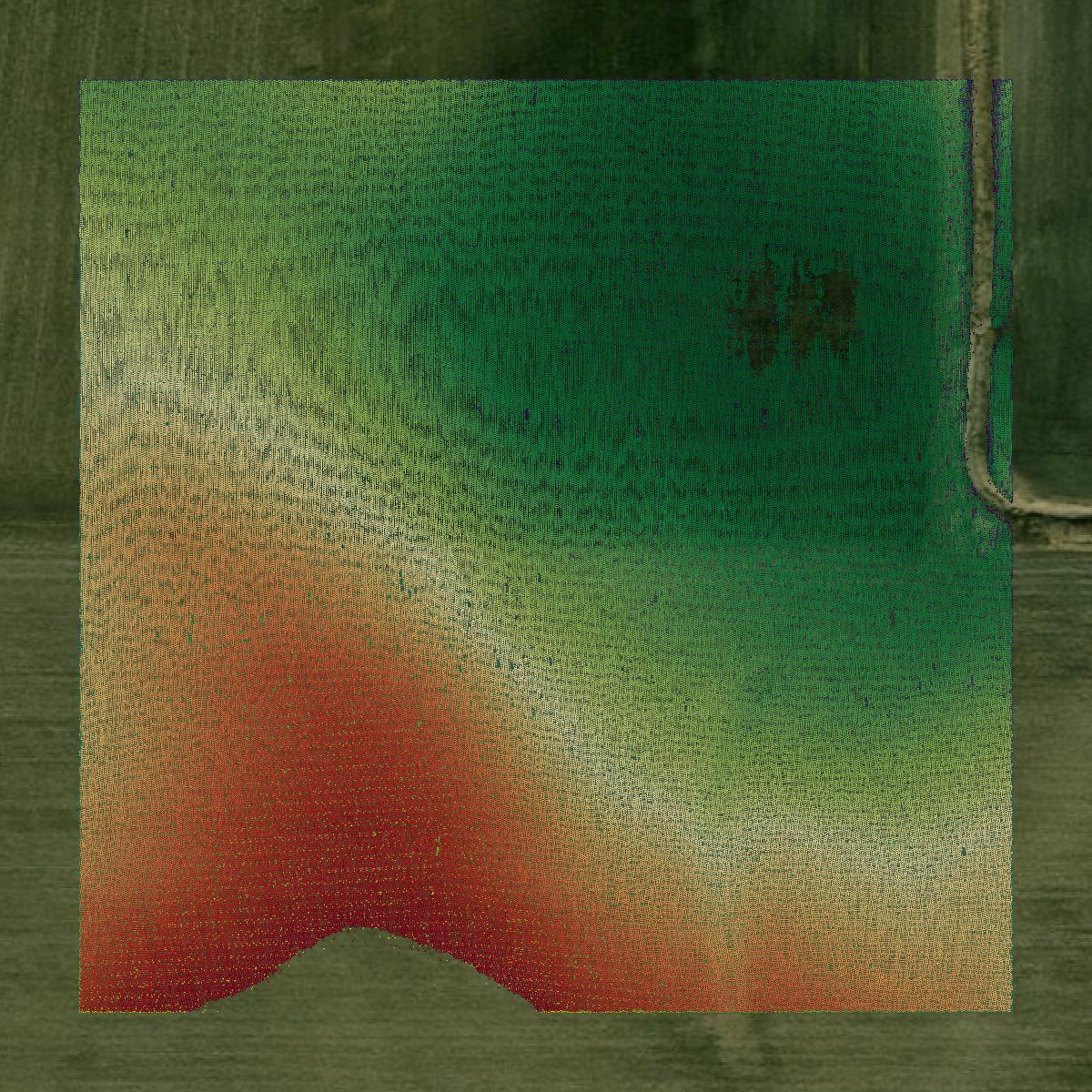 This image shows a LiDAR point cloud in Freeborn County created using GIS data in Equator.