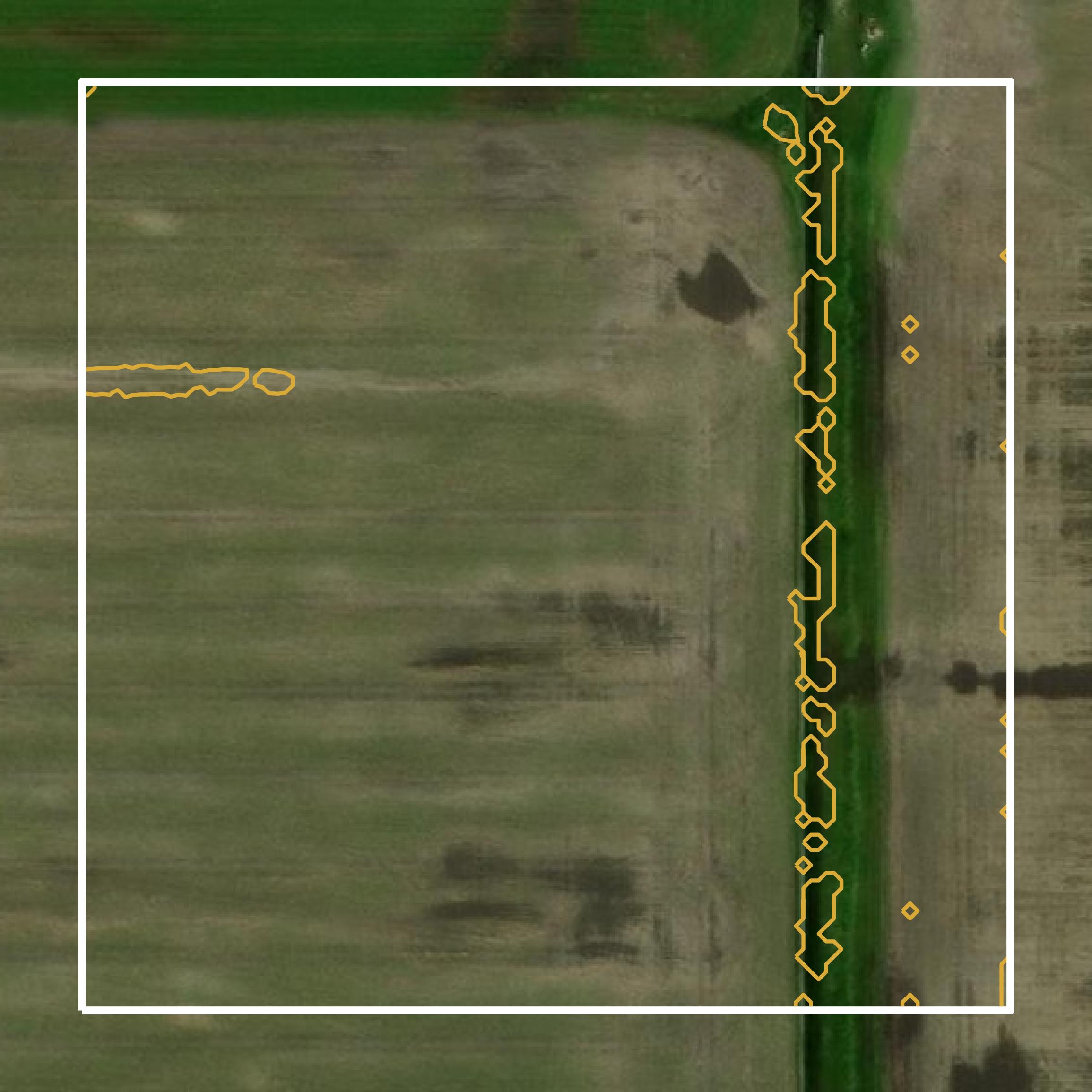 This image shows a contour map in Grant County created using GIS data in Equator.