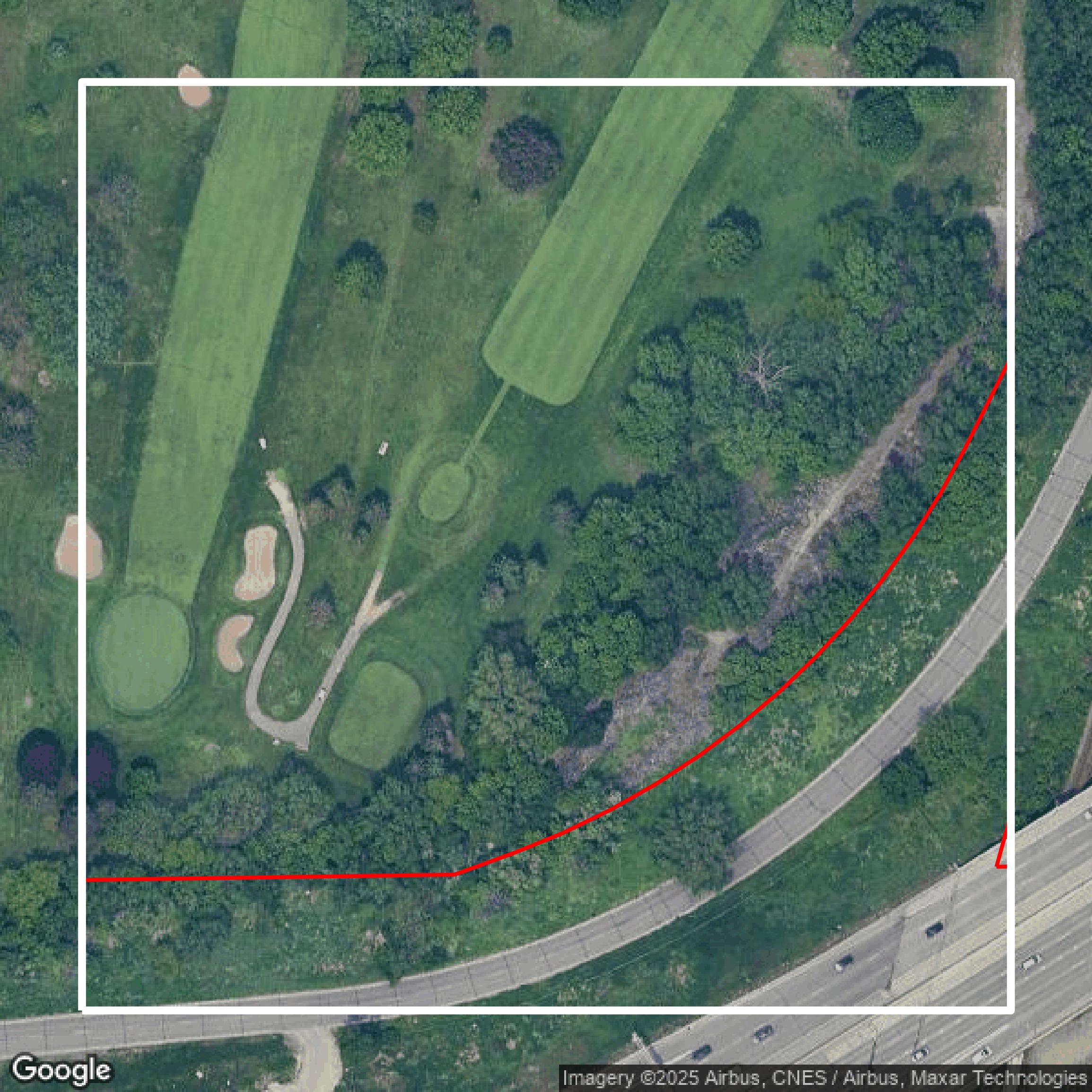 This image shows parcel and building data in Hennepin County created using GIS data in Equator.
