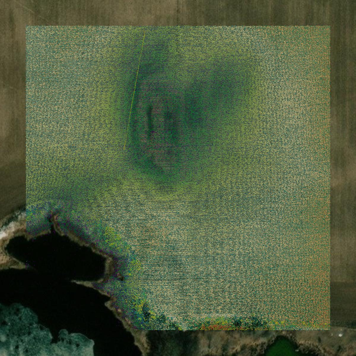 This image shows a LiDAR point cloud in Kanabec County created using GIS data in Equator.