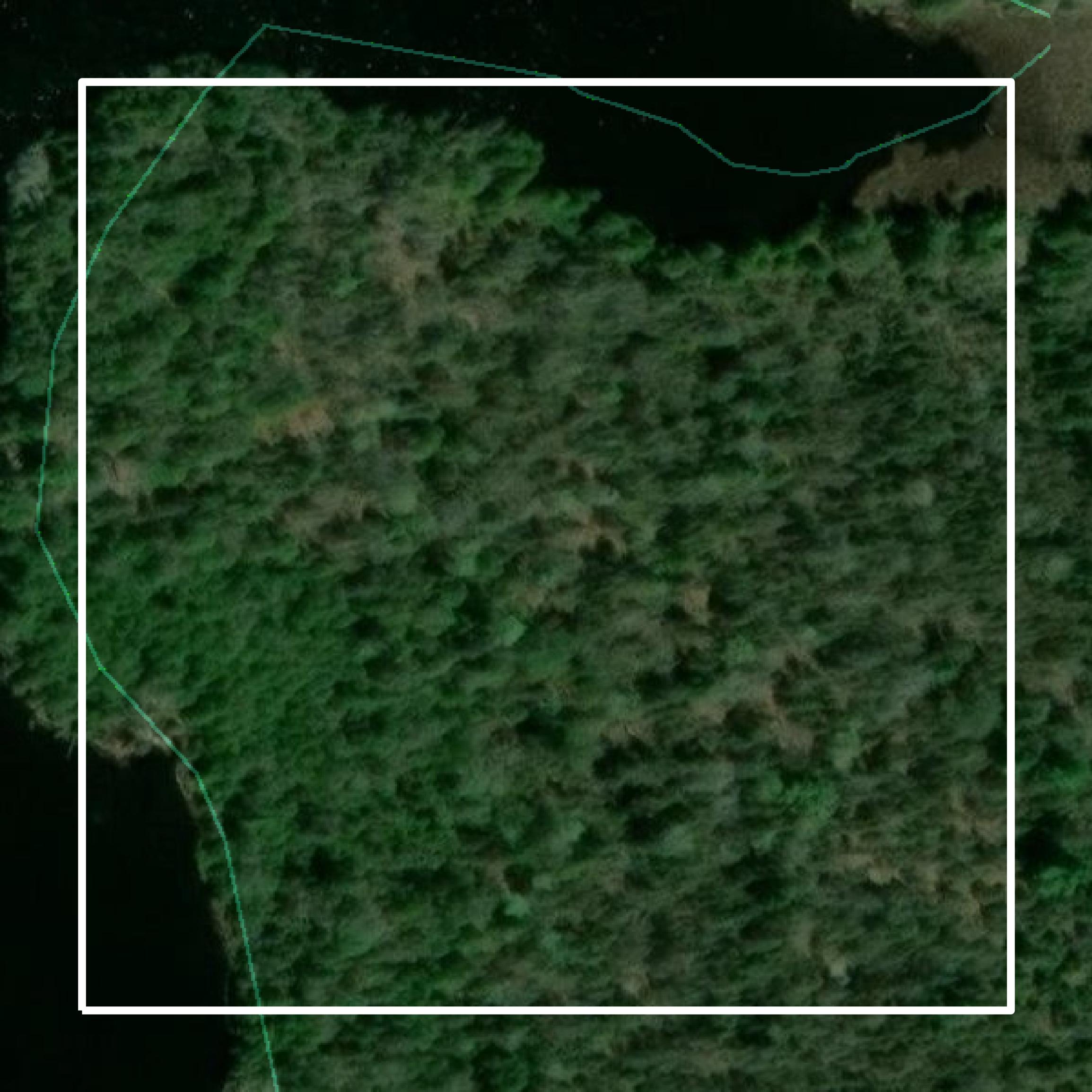 This image shows parcel and building data in Lake County created using GIS data in Equator.