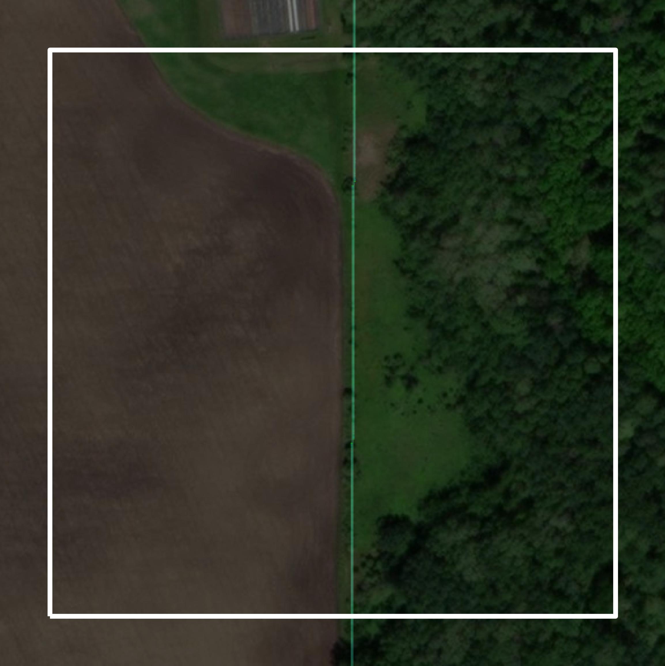 This image shows parcel and building data in Lake of the Woods County created using GIS data in Equator.