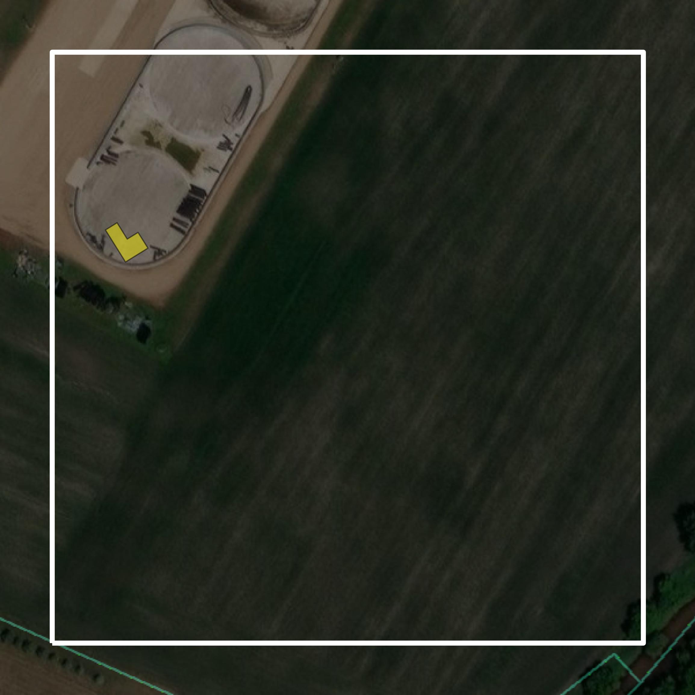 This image shows parcel and building data in Lyon County created using GIS data in Equator.