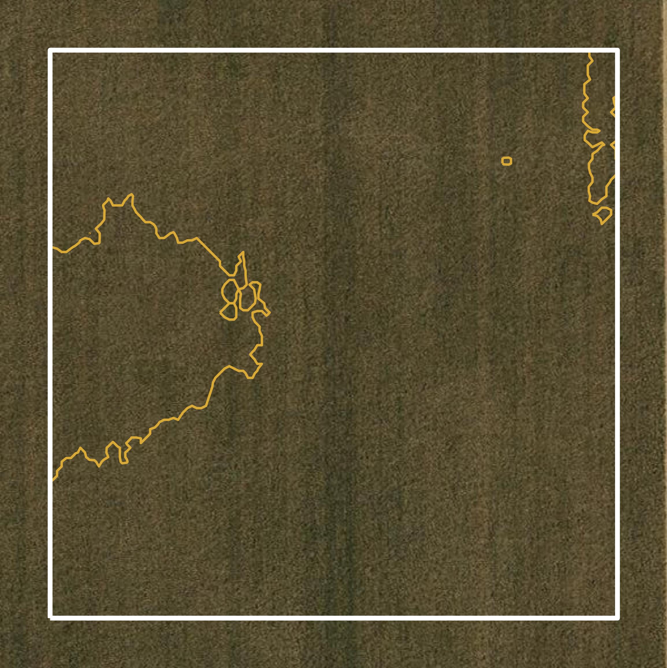 This image shows a contour map in Martin County created using GIS data in Equator.