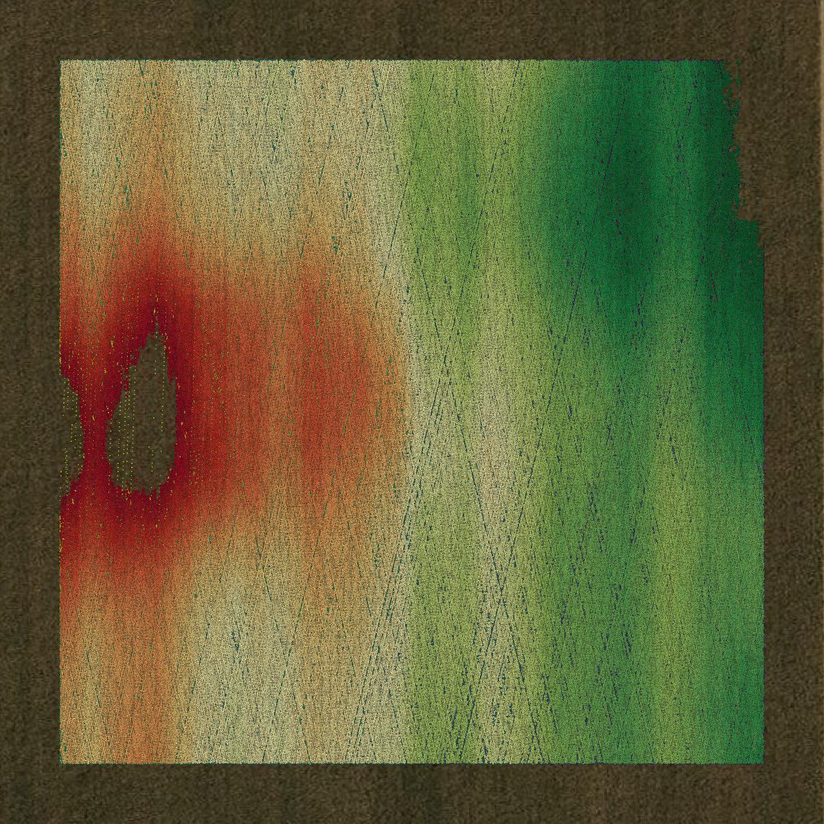 This image shows a LiDAR point cloud in Martin County created using GIS data in Equator.